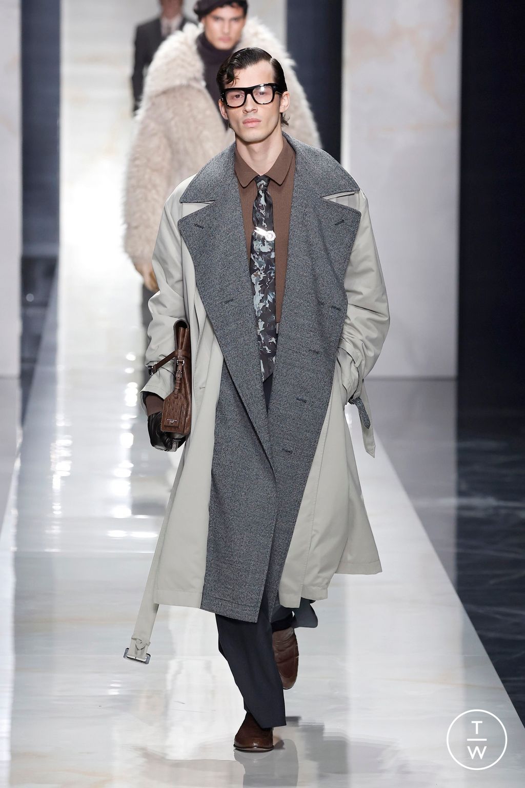 Fashion Week Milan Fall/Winter 2026 look 34 from the Dolce & Gabbana collection menswear