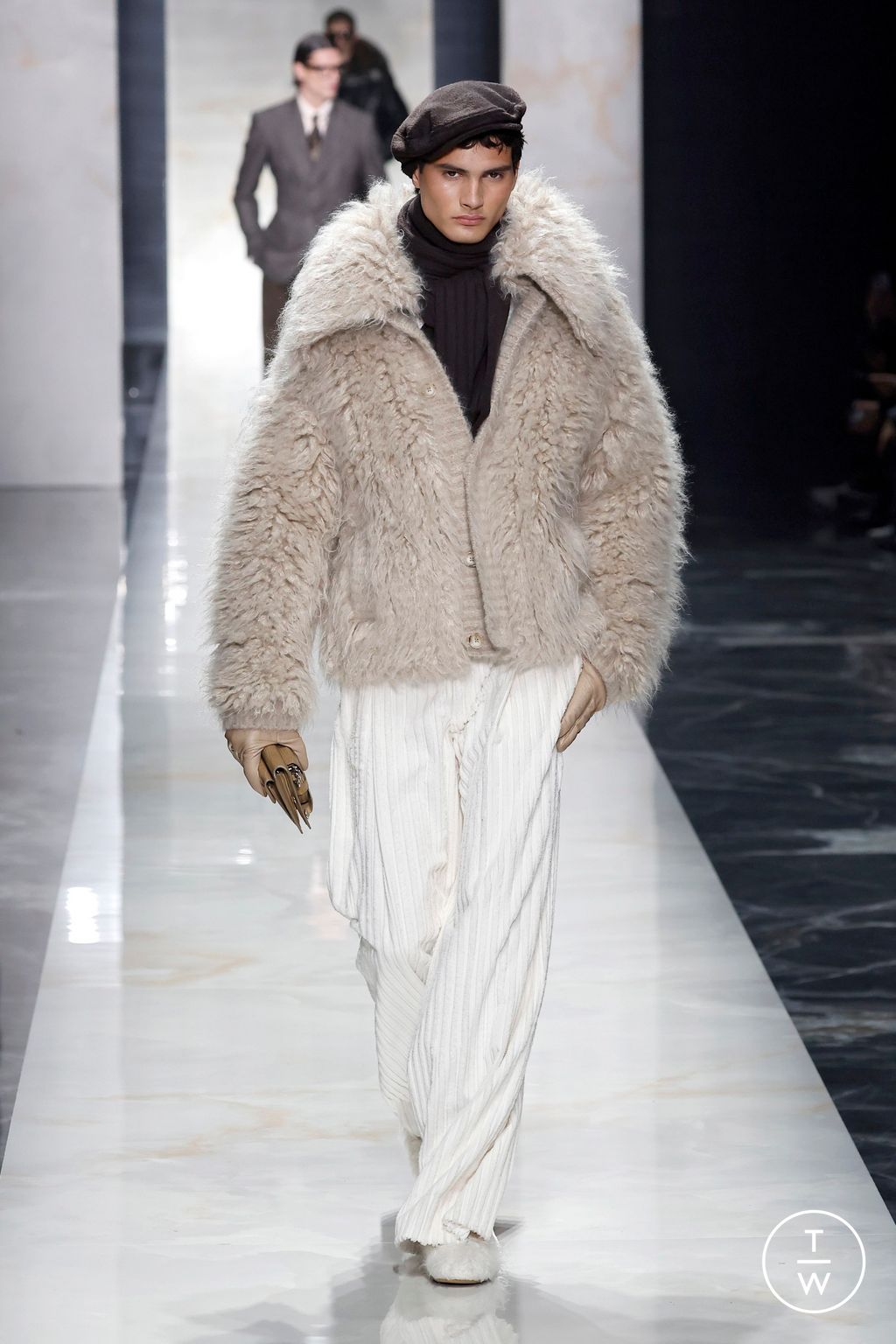 Fashion Week Milan Fall/Winter 2026 look 35 de la collection Dolce & Gabbana menswear