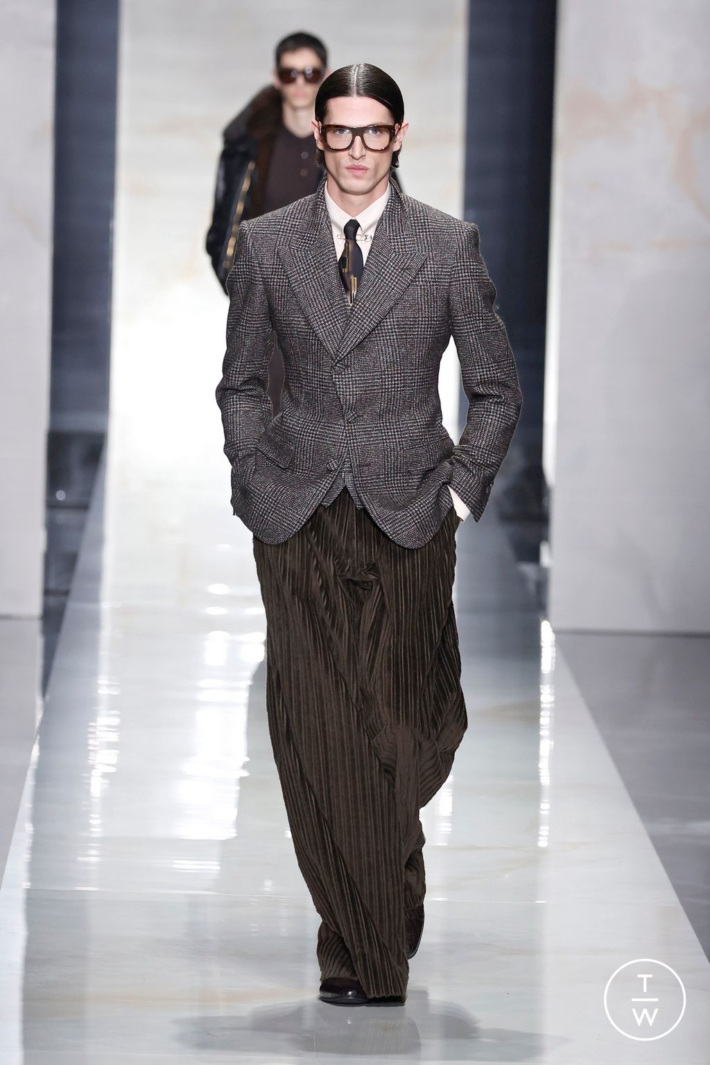 Fashion Week Milan Fall/Winter 2026 look 36 from the Dolce & Gabbana collection menswear