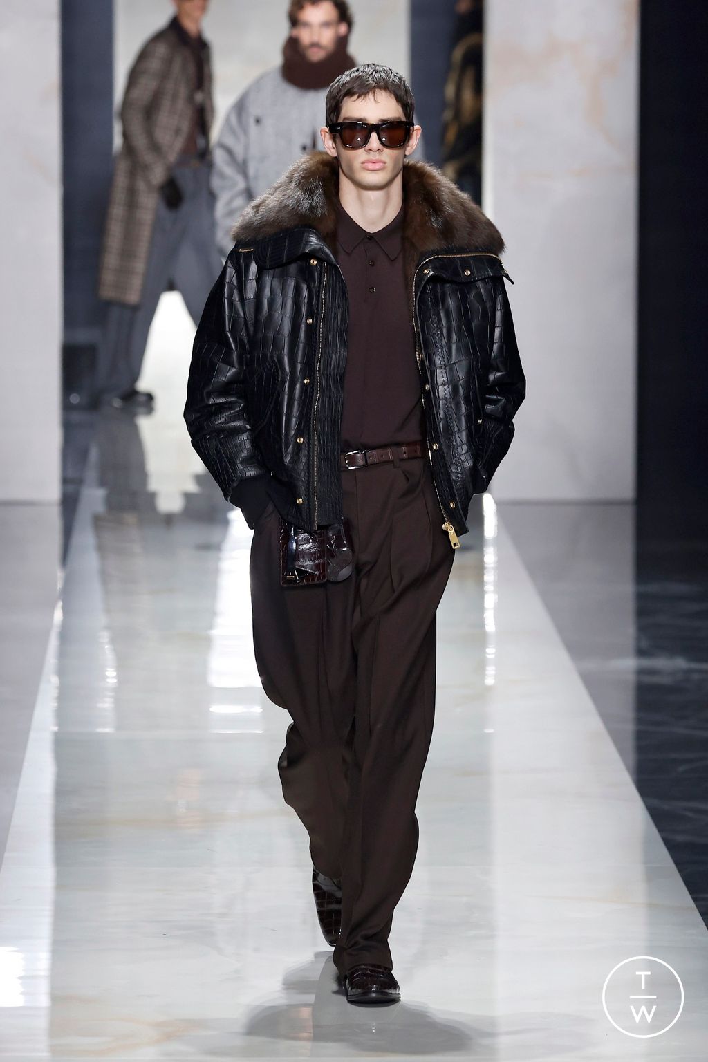 Fashion Week Milan Fall/Winter 2026 look 37 from the Dolce & Gabbana collection menswear