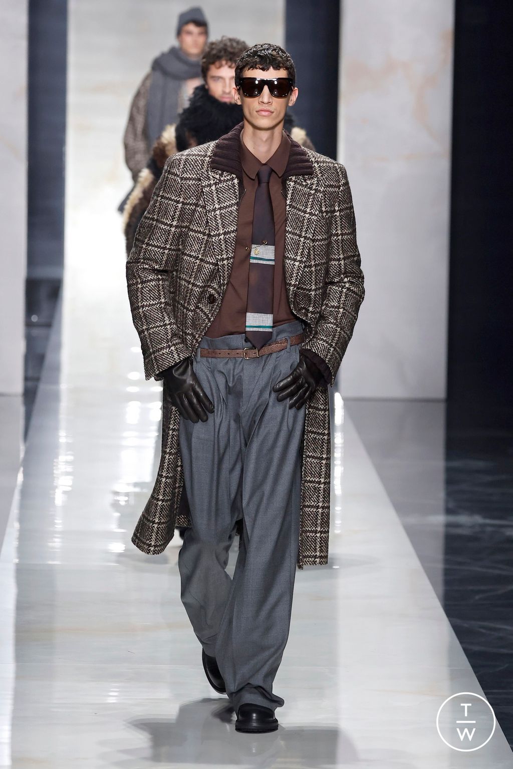 Fashion Week Milan Fall/Winter 2026 look 39 from the Dolce & Gabbana collection menswear