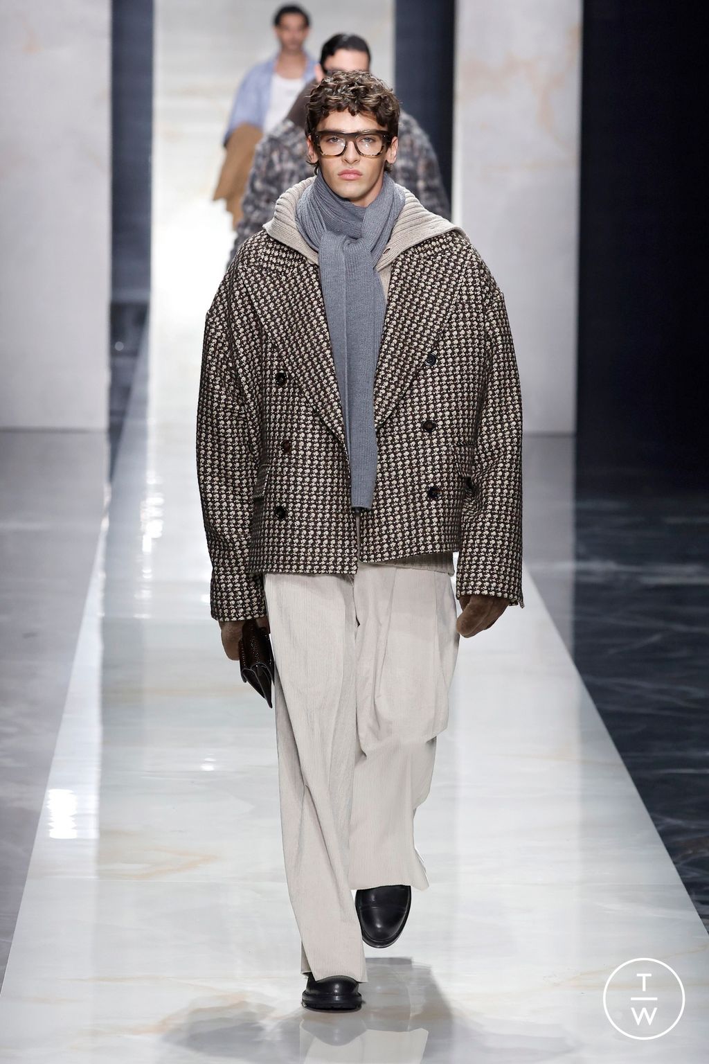 Fashion Week Milan Fall/Winter 2026 look 43 from the Dolce & Gabbana collection 男装