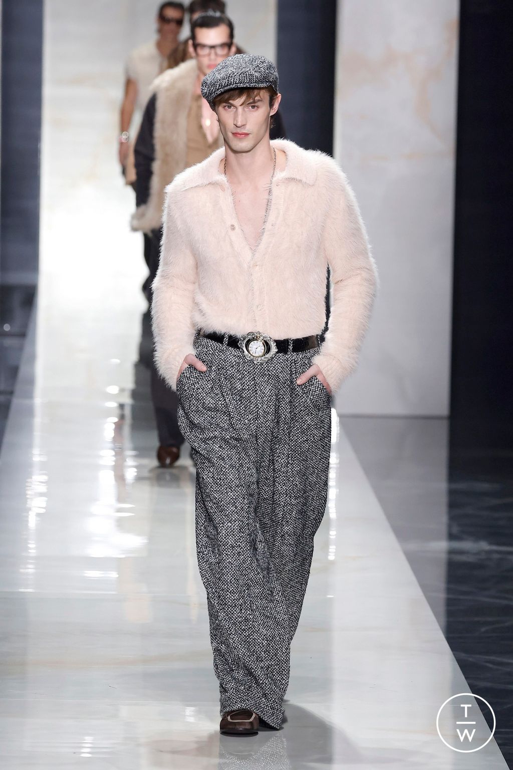 Fashion Week Milan Fall/Winter 2026 look 48 from the Dolce & Gabbana collection menswear