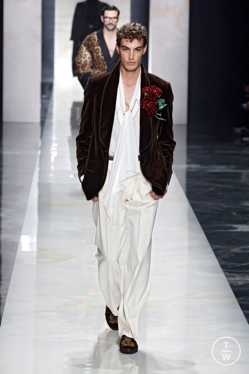 Fashion Week Milan Fall/Winter 2026 look 53 de la collection Dolce & Gabbana menswear