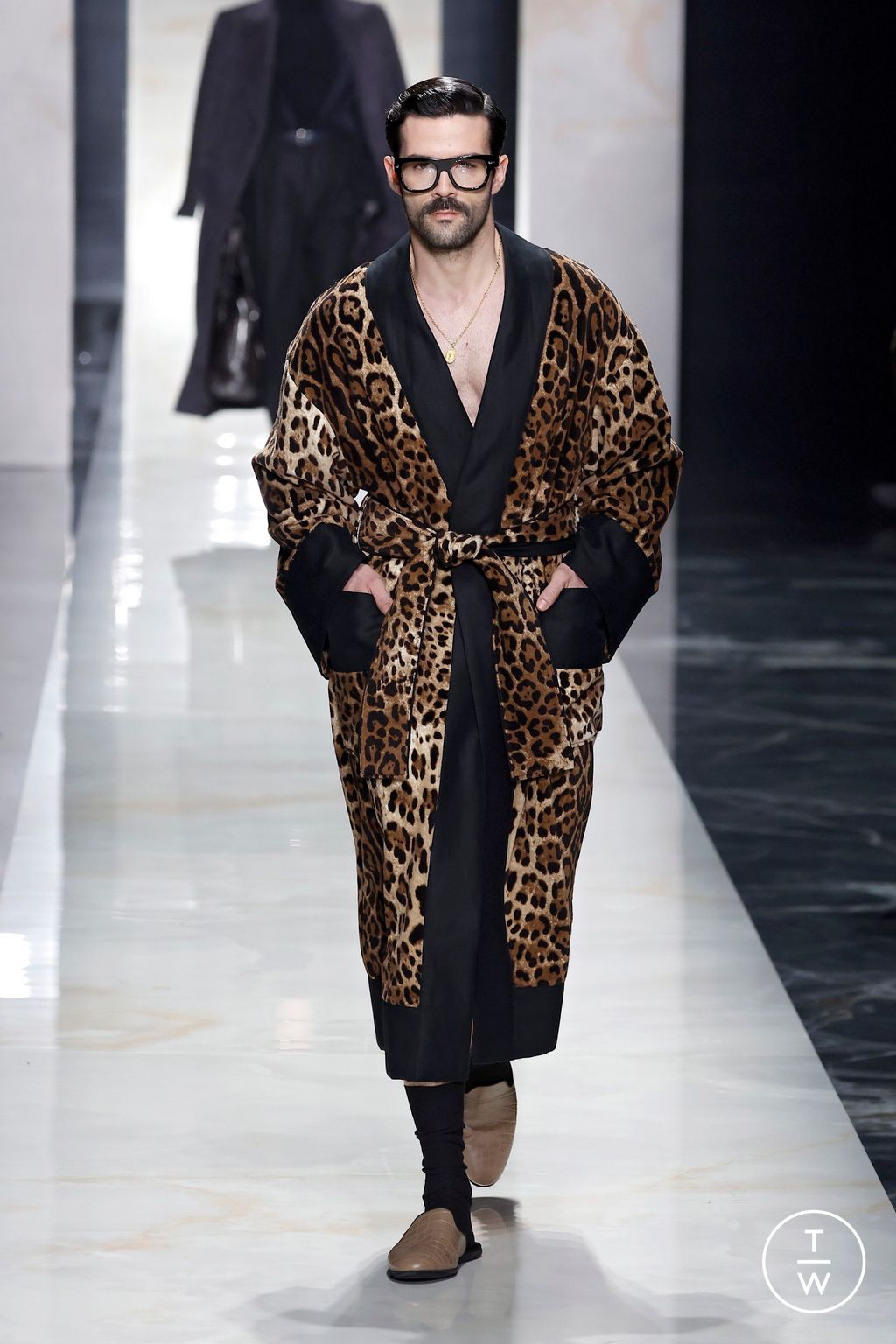 Fashion Week Milan Fall/Winter 2026 look 54 from the Dolce & Gabbana collection menswear