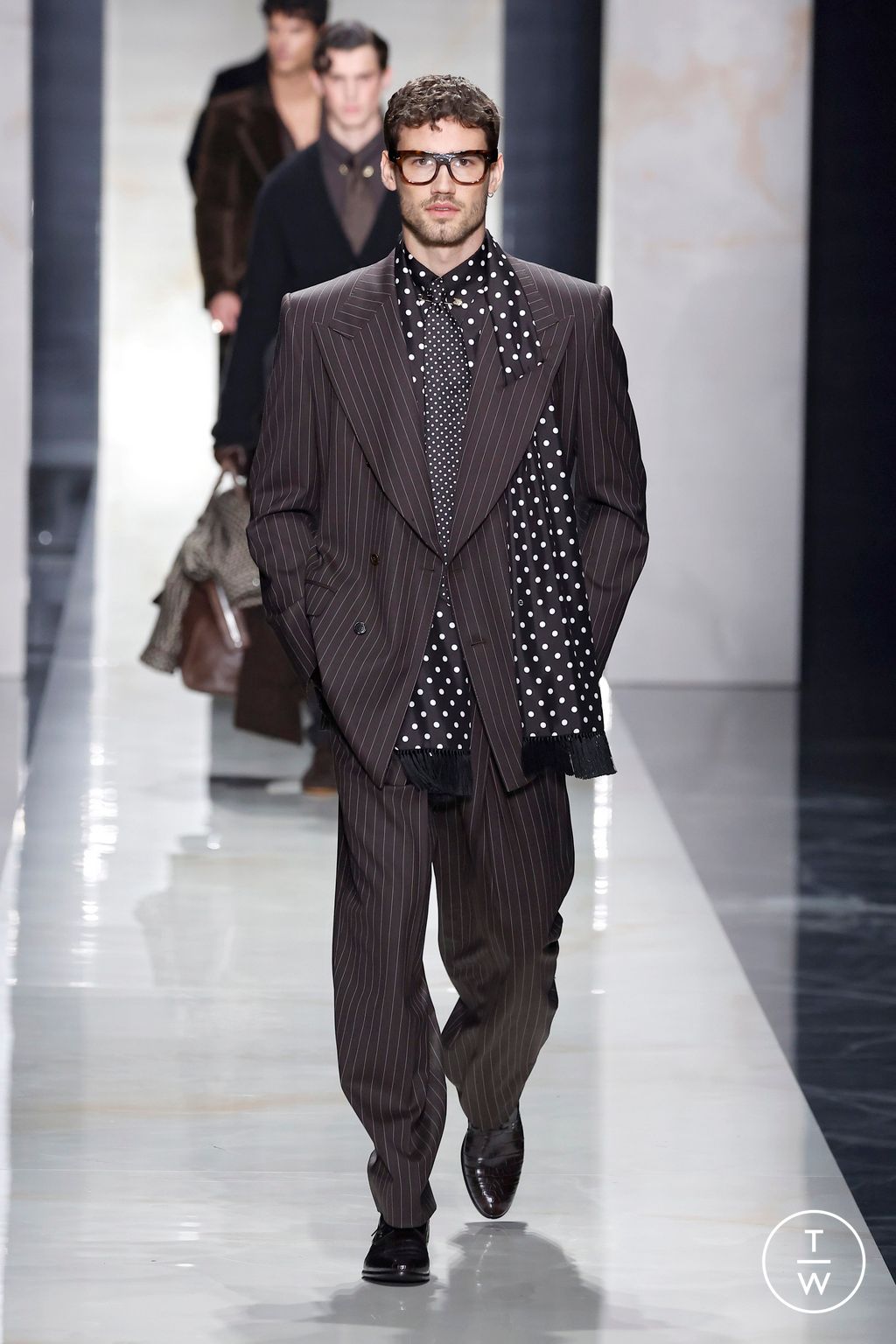 Fashion Week Milan Fall/Winter 2026 look 56 from the Dolce & Gabbana collection menswear