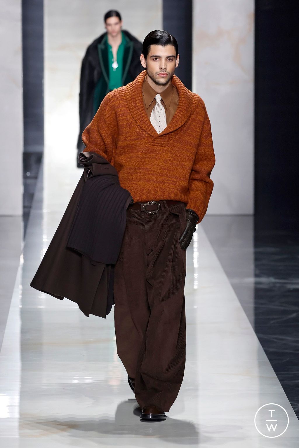 Fashion Week Milan Fall/Winter 2026 look 63 from the Dolce & Gabbana collection menswear