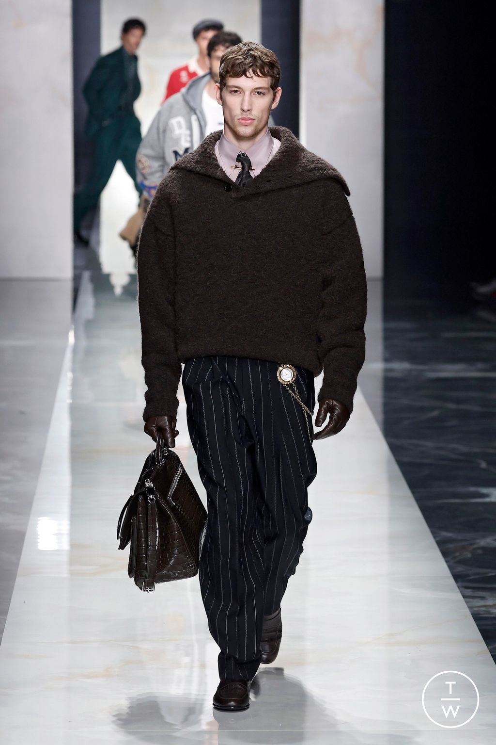 Fashion Week Milan Fall/Winter 2026 look 65 de la collection Dolce & Gabbana menswear