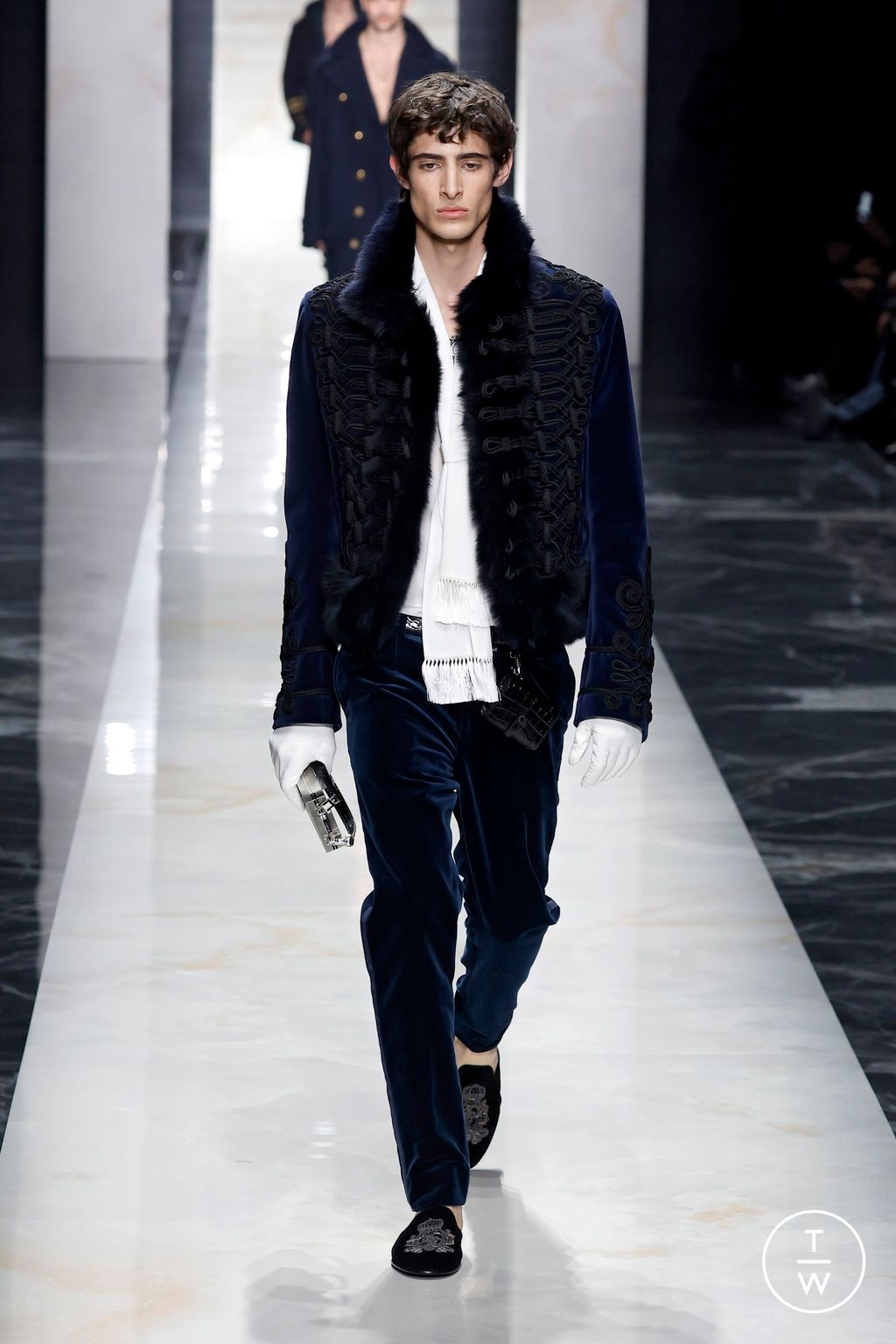 Fashion Week Milan Fall/Winter 2026 look 83 from the Dolce & Gabbana collection menswear