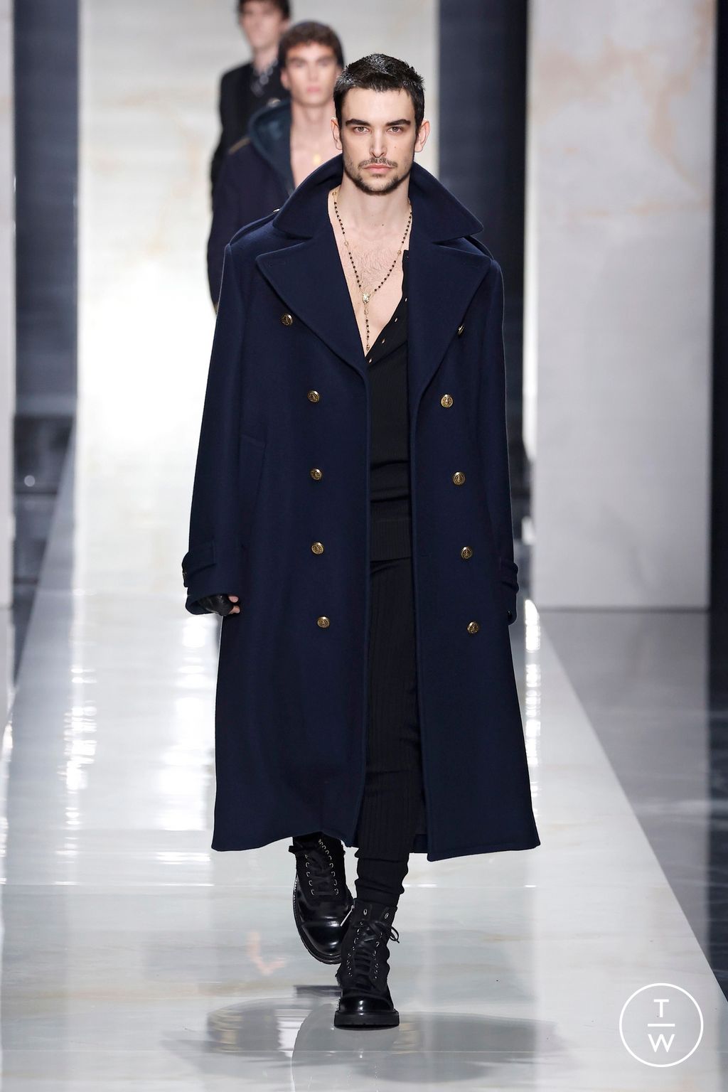 Fashion Week Milan Fall/Winter 2026 look 84 from the Dolce & Gabbana collection menswear