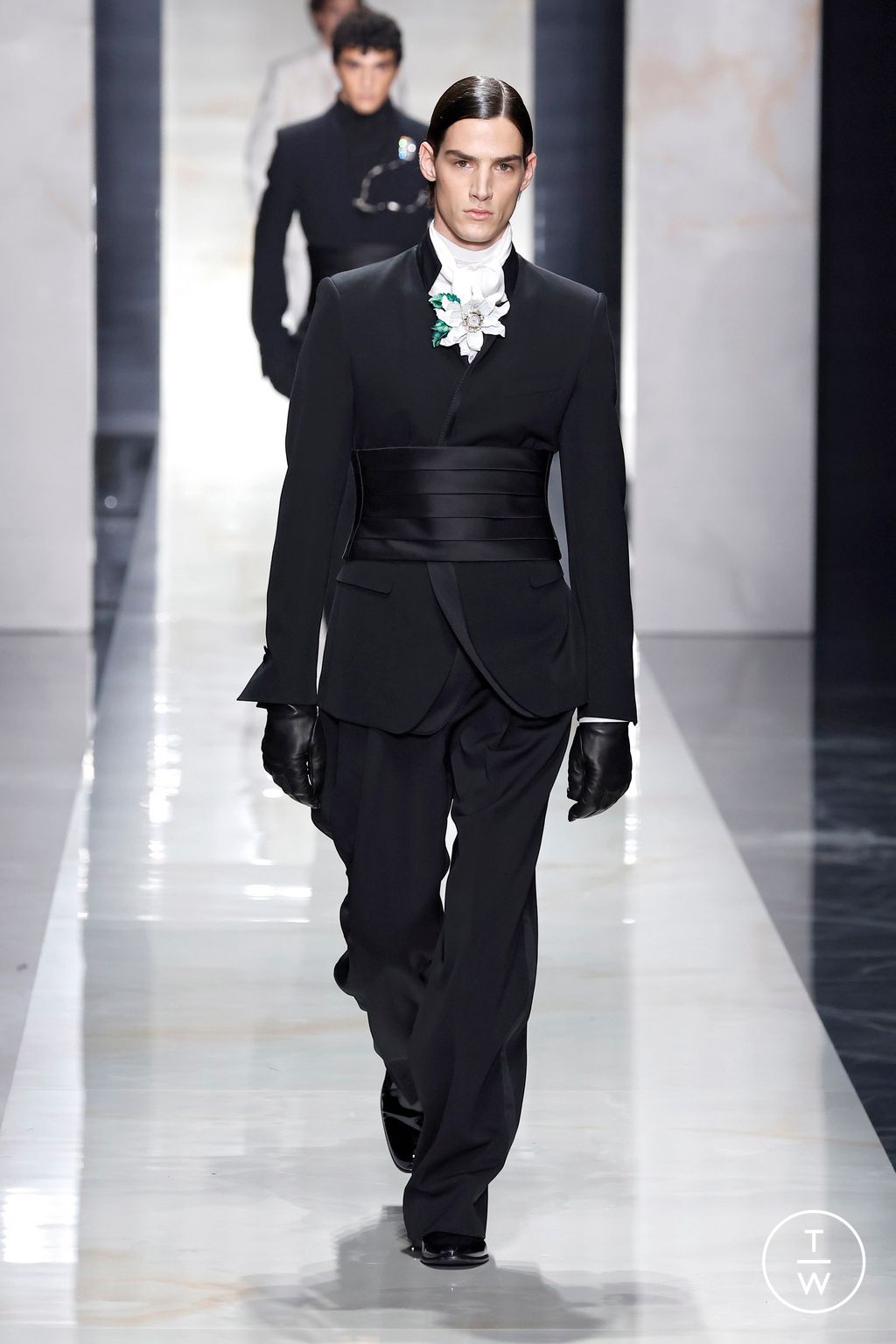 Fashion Week Milan Fall/Winter 2026 look 93 from the Dolce & Gabbana collection menswear