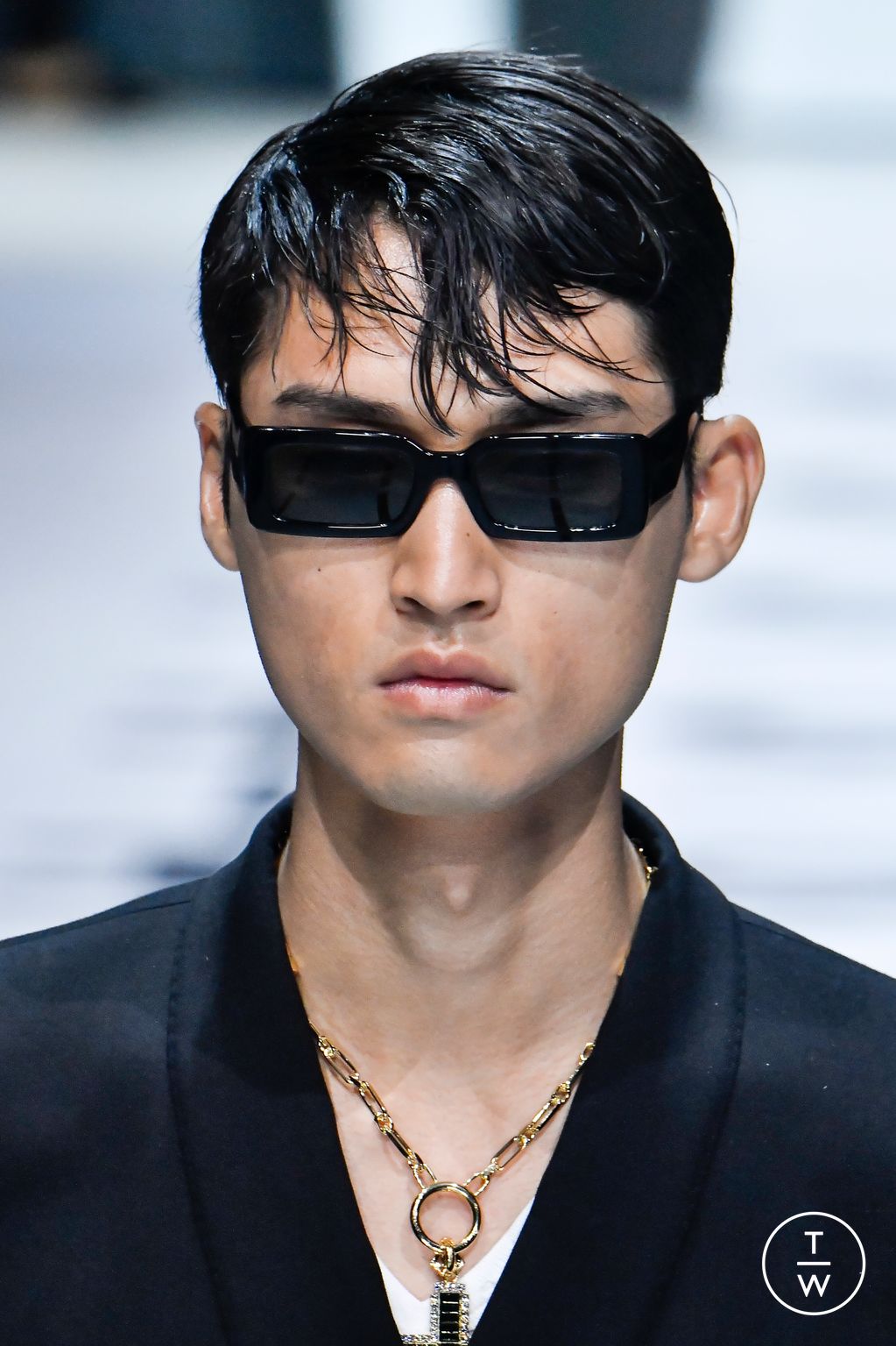 Fashion Week Milan Spring/Summer 2023 look 27 from the Dolce & Gabbana collection menswear accessories