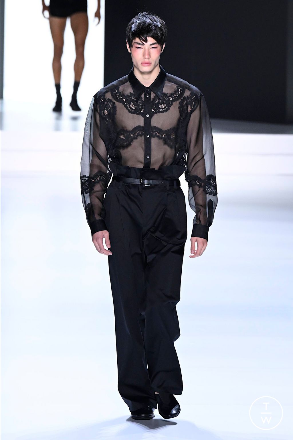 Fashion Week Milan Spring/Summer 2024 look 8 from the Dolce & Gabbana collection 男装