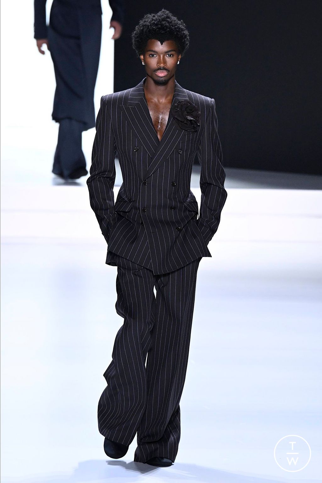 Fashion Week Milan Spring/Summer 2024 look 47 from the Dolce & Gabbana collection 男装