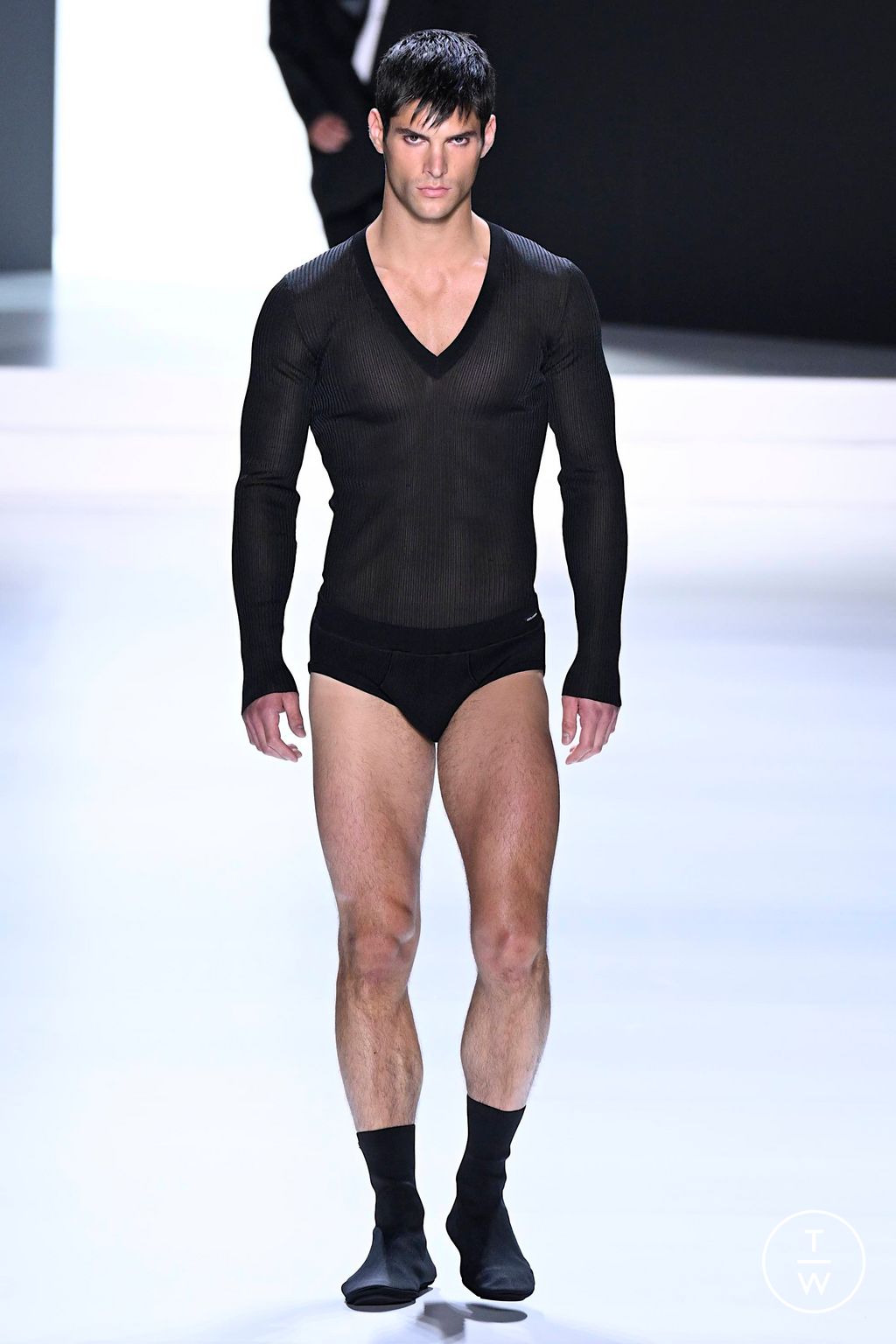 Fashion Week Milan Spring/Summer 2024 look 61 from the Dolce & Gabbana collection 男装