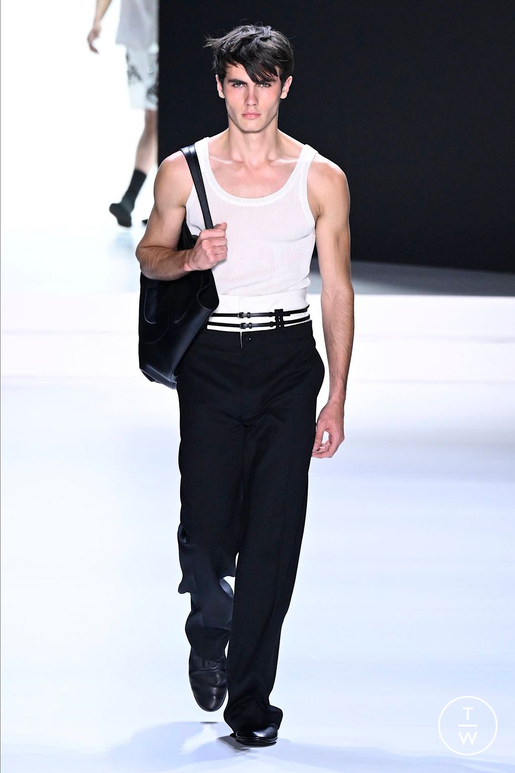 Fashion Week Milan Spring/Summer 2024 look 63 from the Dolce & Gabbana collection 男装