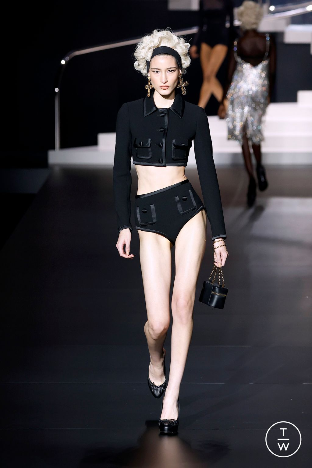 Fashion Week Milan Spring-Summer 2025 look 9 from the Dolce & Gabbana collection womenswear