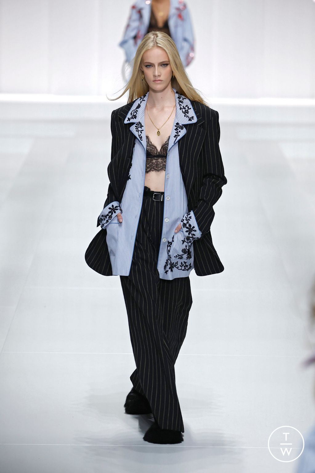 Fashion Week Milan Spring/Summer 2026 look 3 from the Dolce & Gabbana collection womenswear