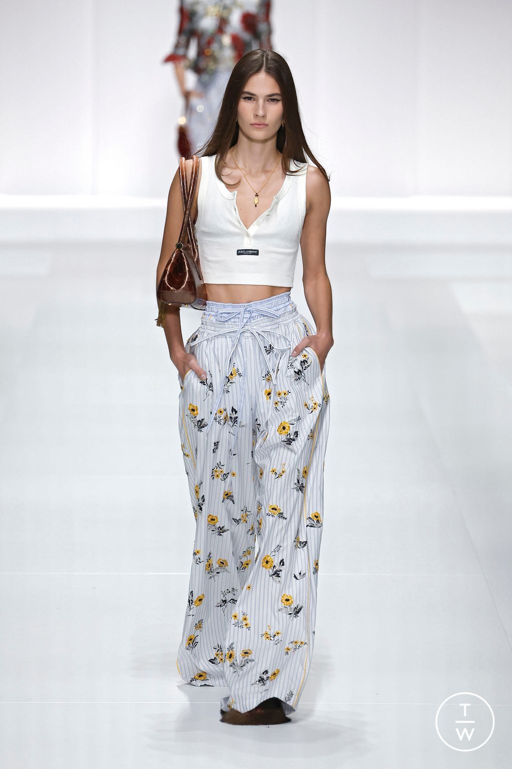 Fashion Week Milan Spring/Summer 2026 look 24 from the Dolce & Gabbana collection 女装