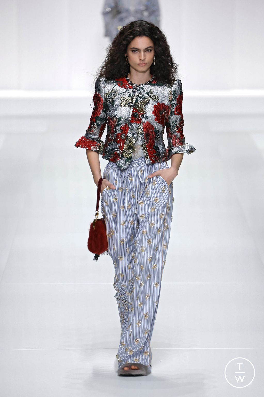 Fashion Week Milan Spring/Summer 2026 look 25 from the Dolce & Gabbana collection 女装