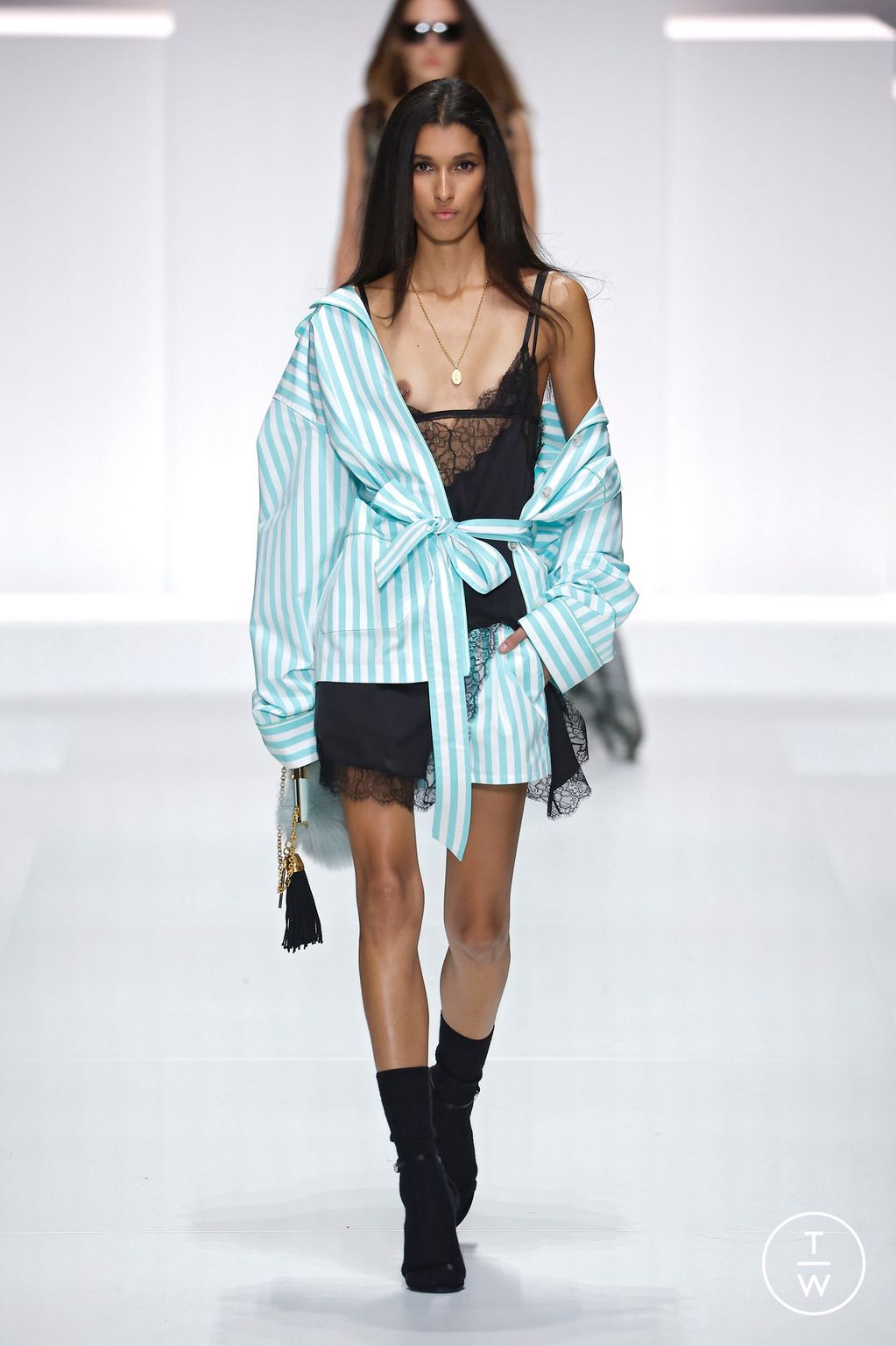 Fashion Week Milan Spring/Summer 2026 look 45 from the Dolce & Gabbana collection womenswear