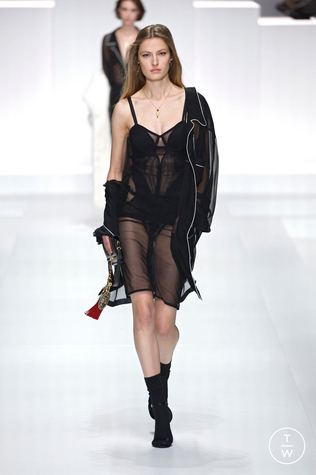 Fashion Week Milan Spring/Summer 2026 look 60 from the Dolce & Gabbana collection womenswear