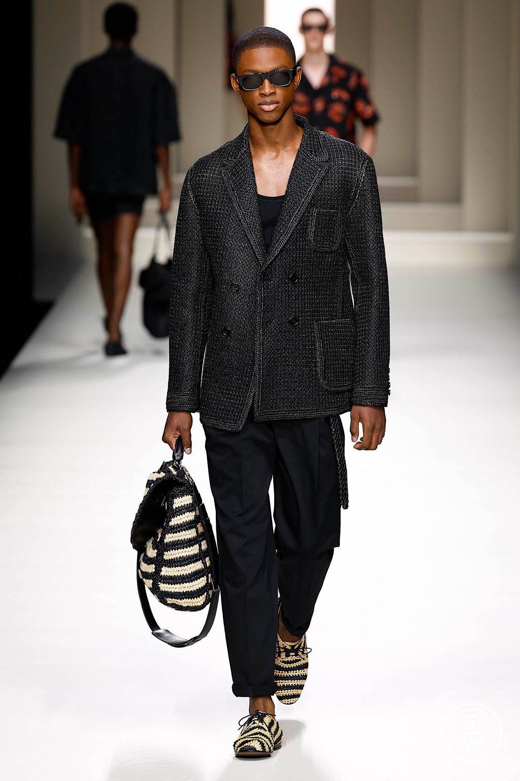 Fashion Week Milan Spring-Summer 2025 look 6 de la collection Dolce & Gabbana menswear