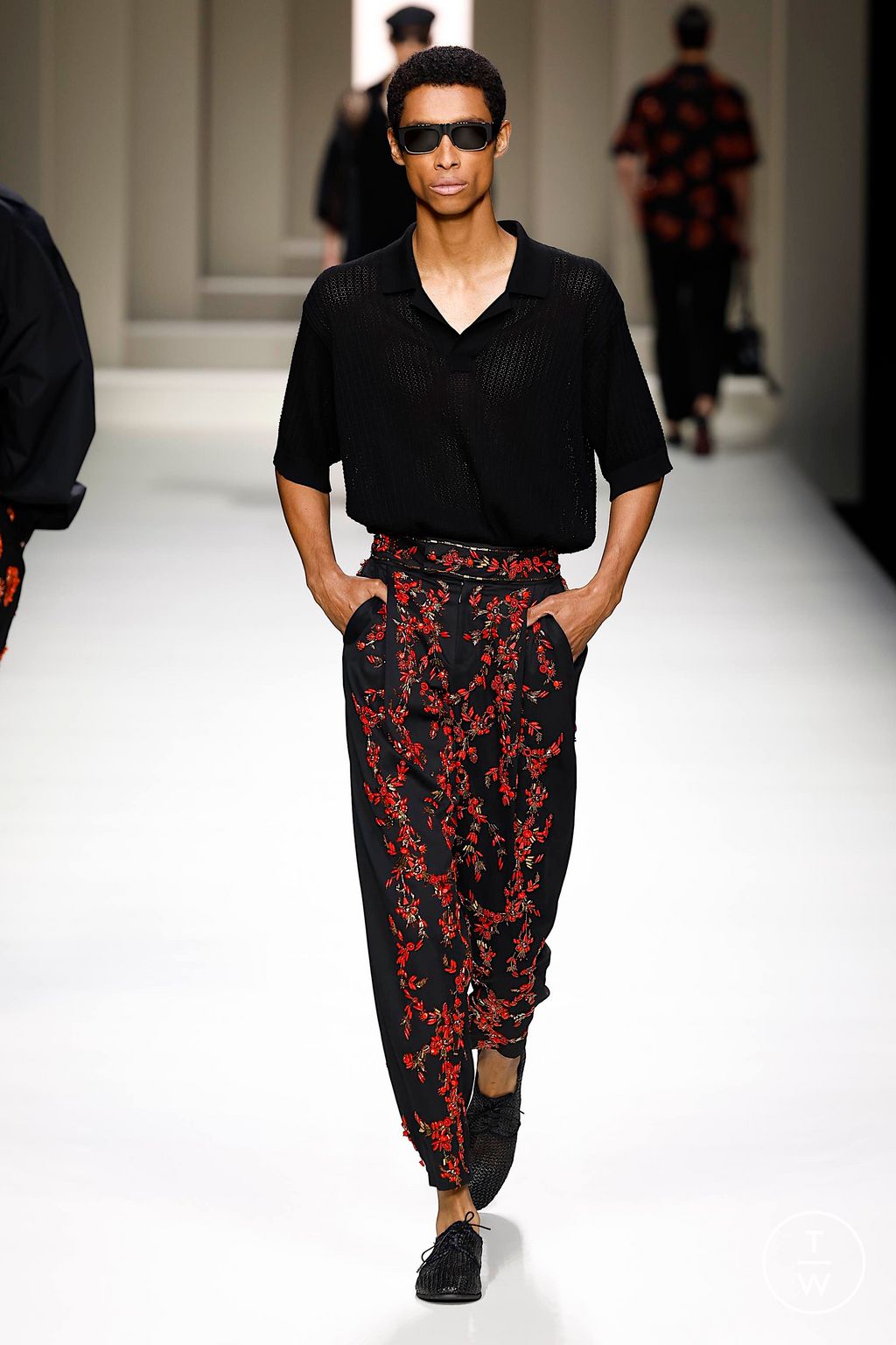 Fashion Week Milan Spring-Summer 2025 look 9 de la collection Dolce & Gabbana menswear