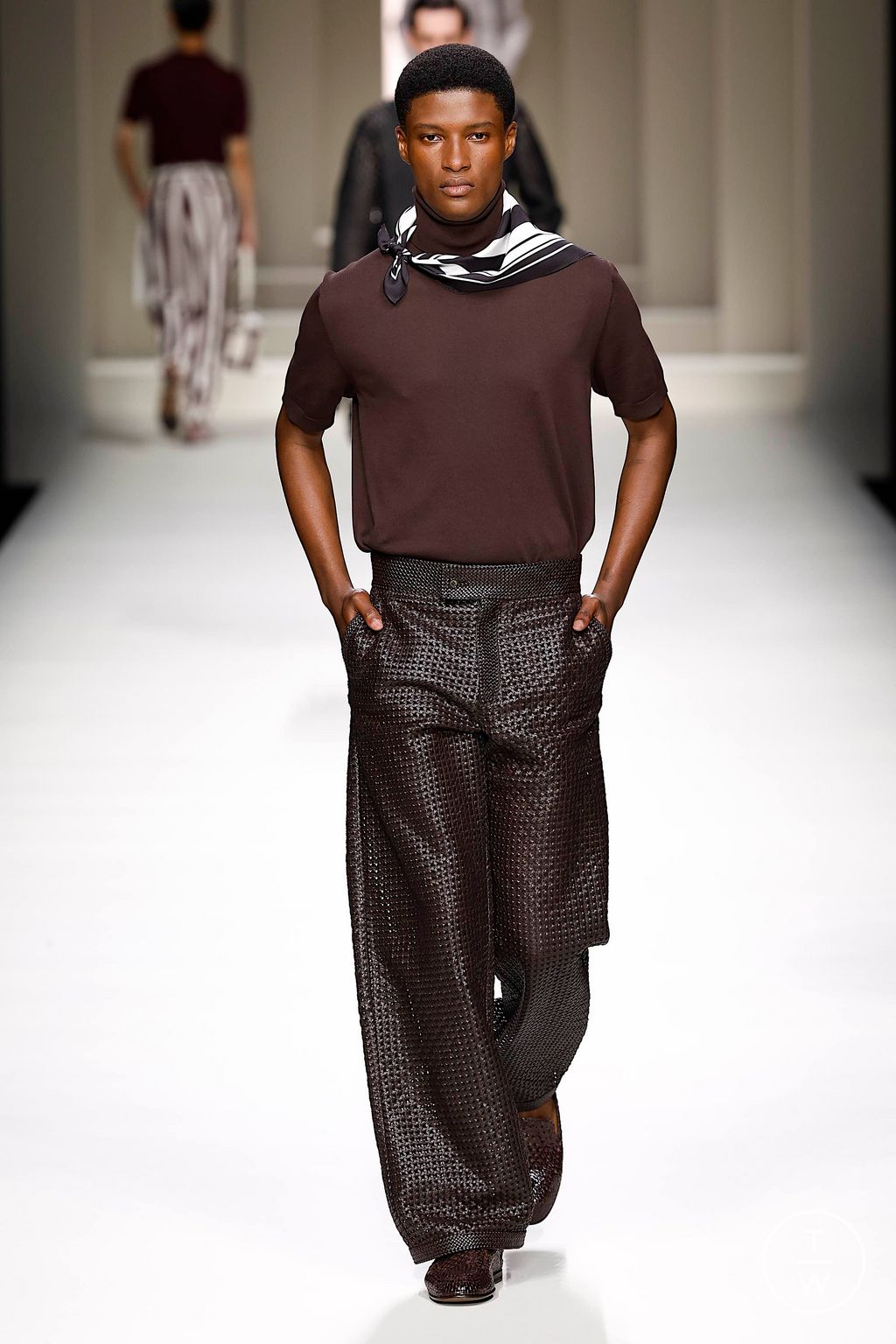 Fashion Week Milan Spring-Summer 2025 look 40 de la collection Dolce & Gabbana menswear
