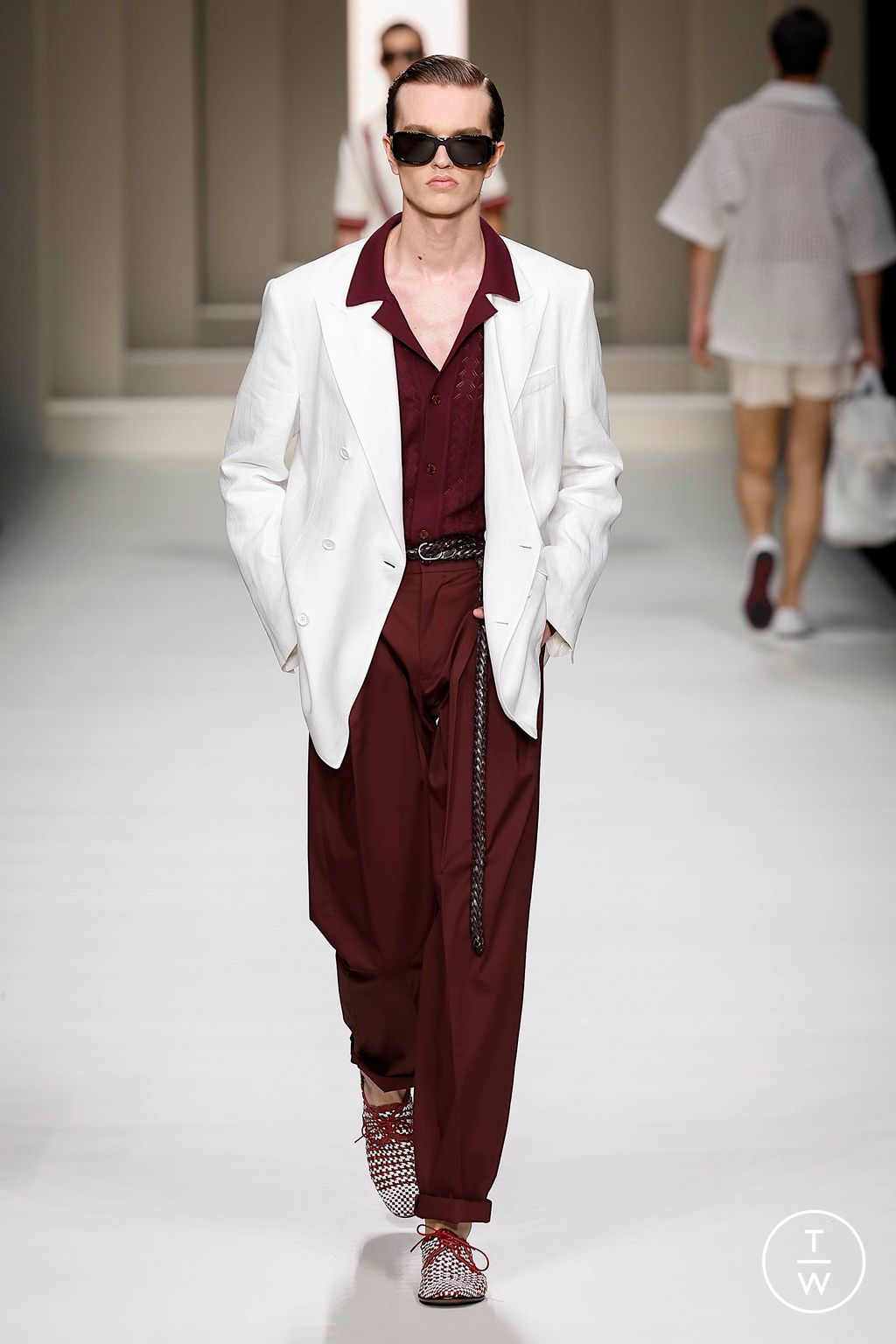 Fashion Week Milan Spring-Summer 2025 look 45 de la collection Dolce & Gabbana menswear