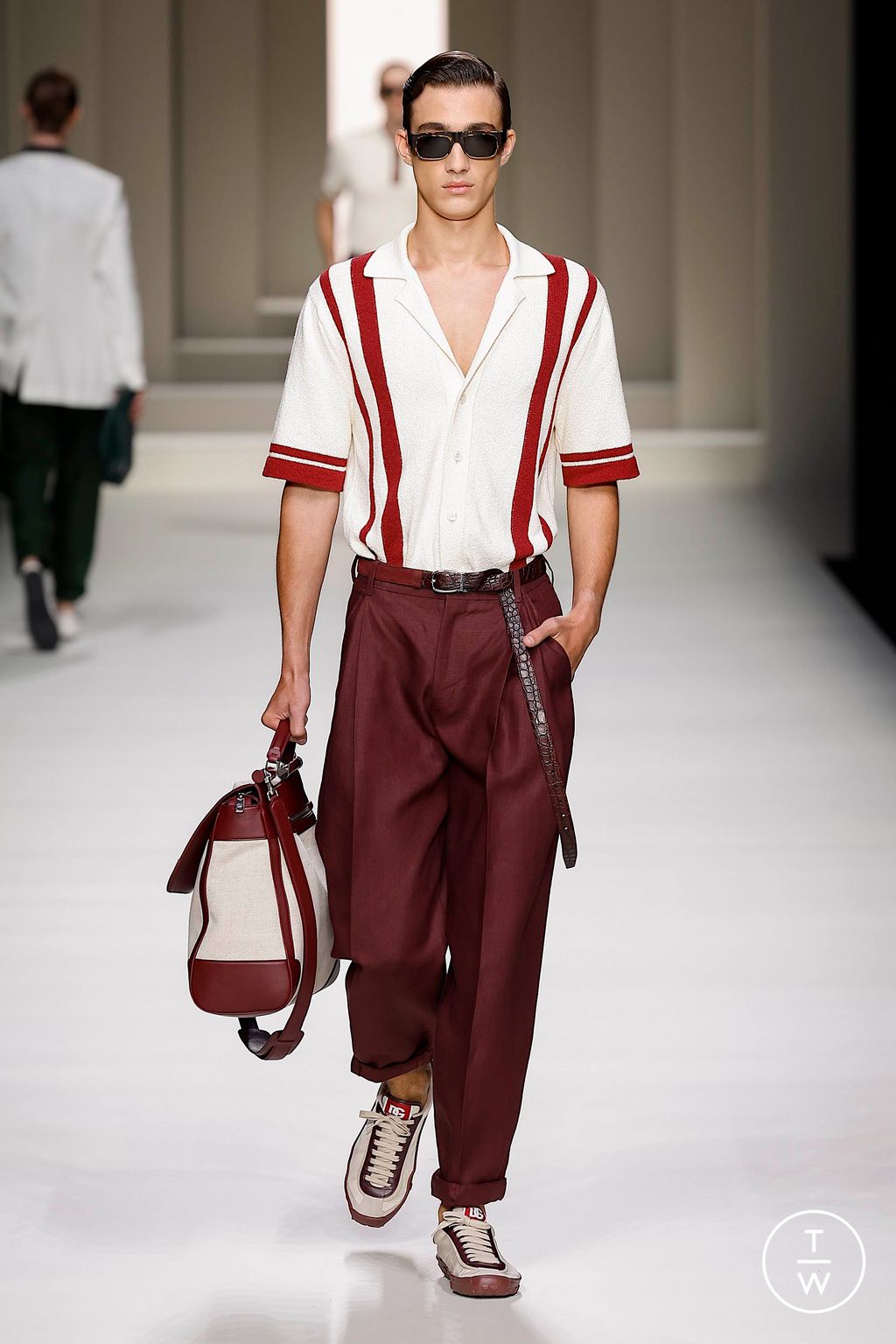 Fashion Week Milan Spring-Summer 2025 look 46 de la collection Dolce & Gabbana menswear
