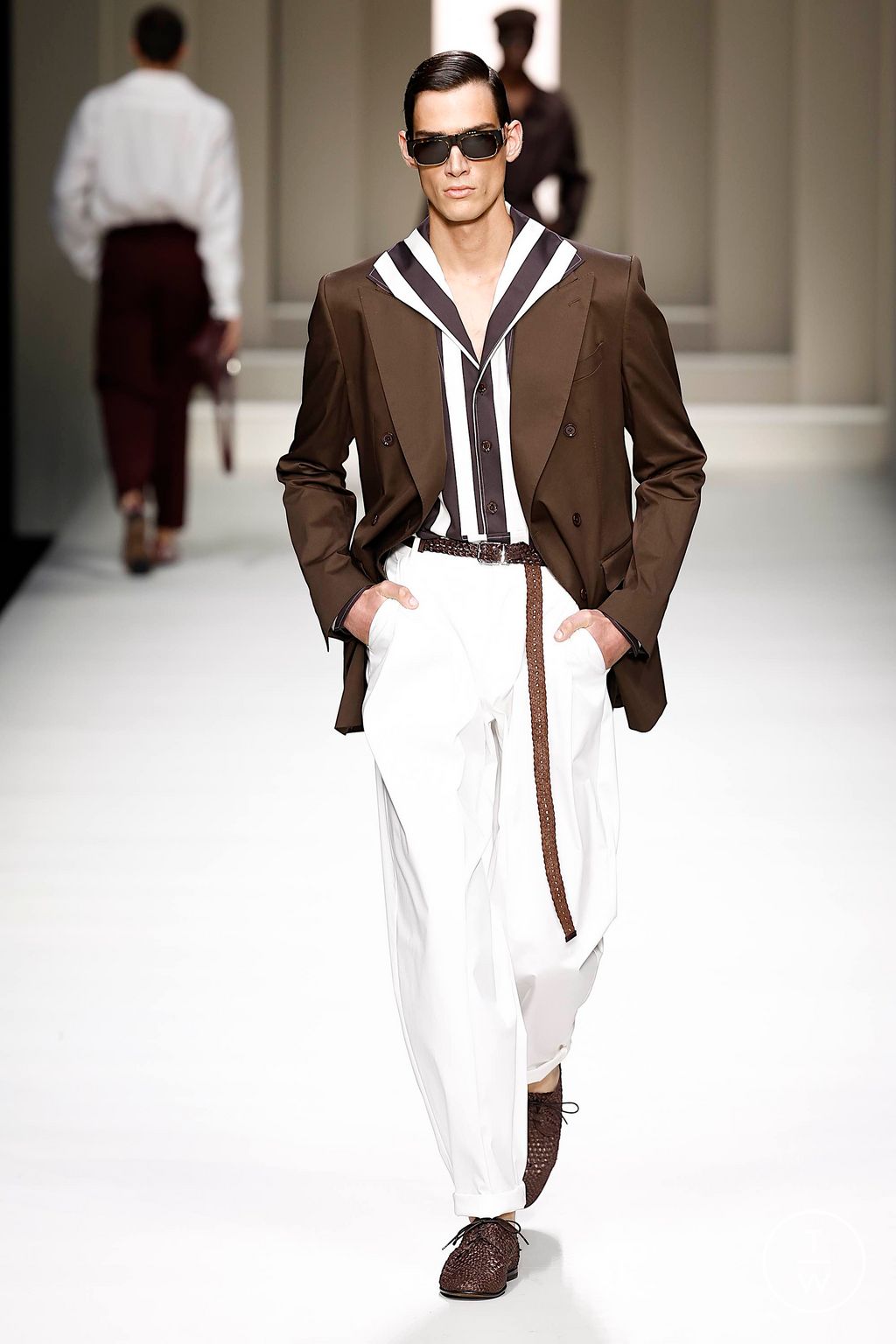 Fashion Week Milan Spring-Summer 2025 look 50 de la collection Dolce & Gabbana menswear