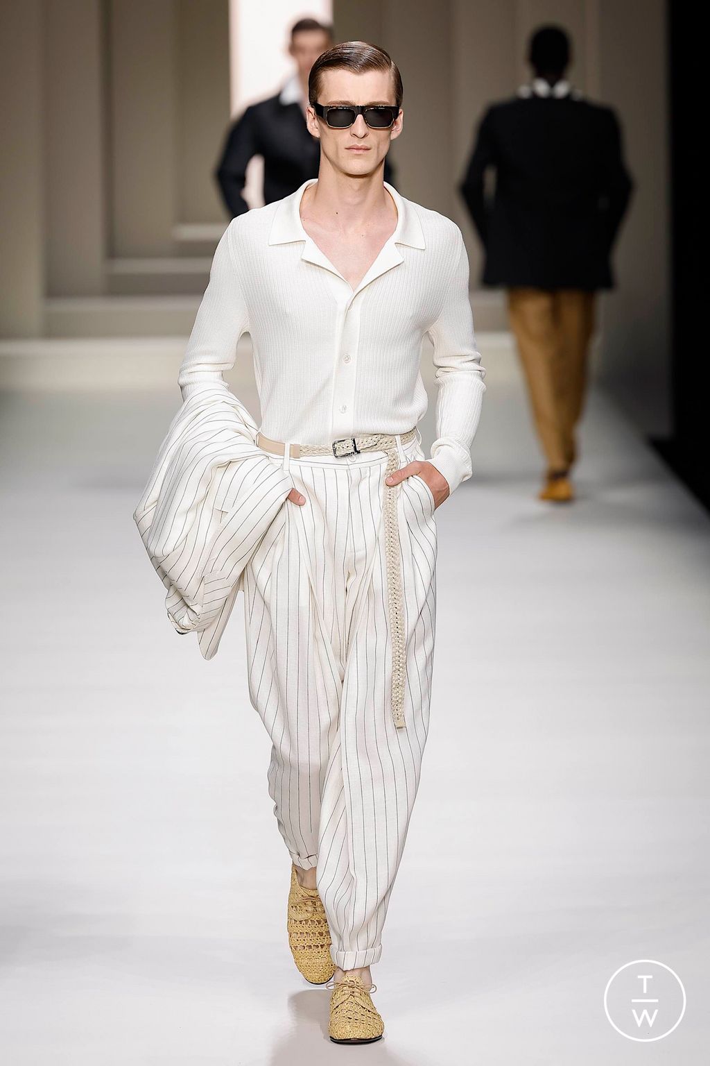 Fashion Week Milan Spring-Summer 2025 look 55 de la collection Dolce & Gabbana menswear