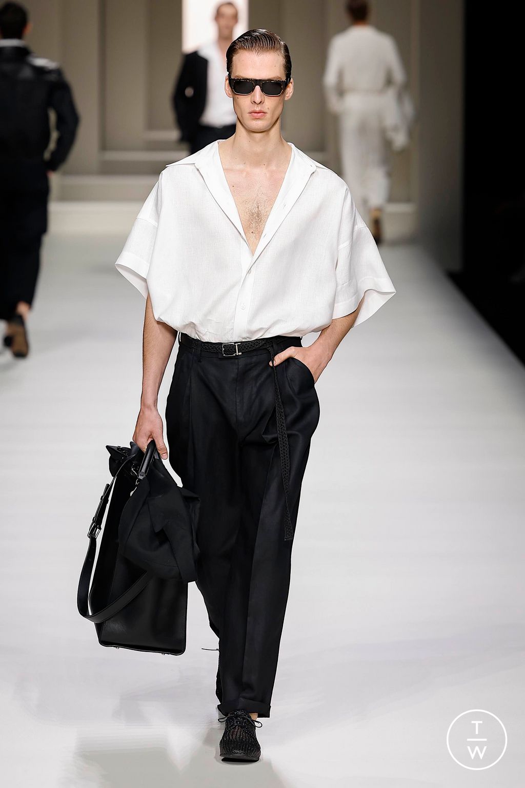 Fashion Week Milan Spring-Summer 2025 look 57 de la collection Dolce & Gabbana menswear