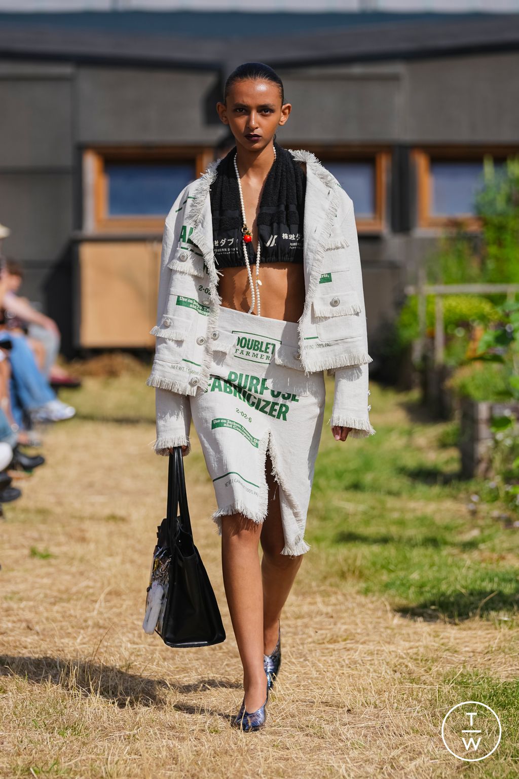 Fashion Week Paris Spring/Summer 2026 look 12 from the Doublet collection menswear