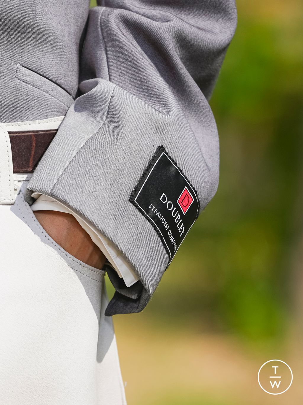 Fashion Week Paris Spring/Summer 2026 look 11 from the Doublet collection menswear accessories