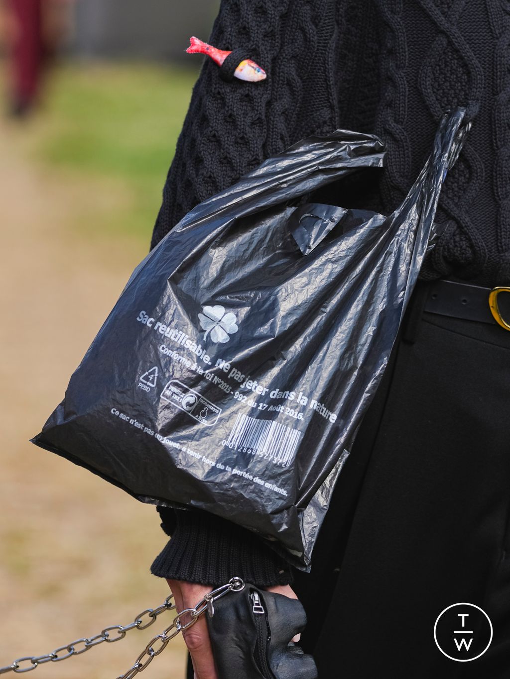 Fashion Week Paris Spring/Summer 2026 look 24 from the Doublet collection menswear accessories