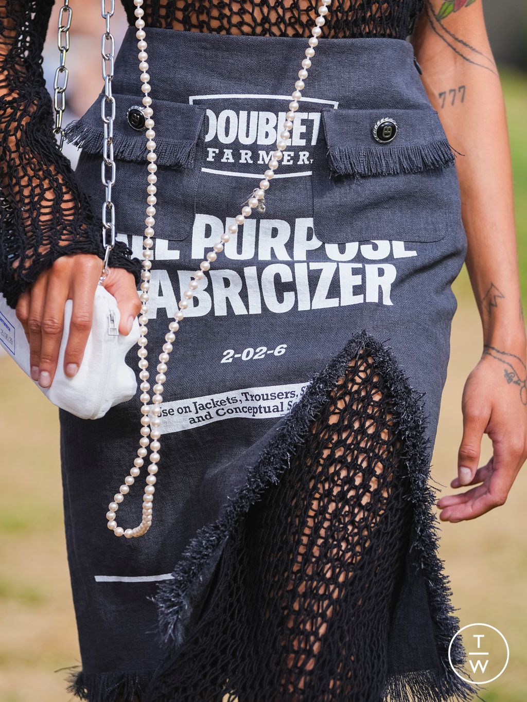 Fashion Week Paris Spring/Summer 2026 look 26 from the Doublet collection menswear accessories