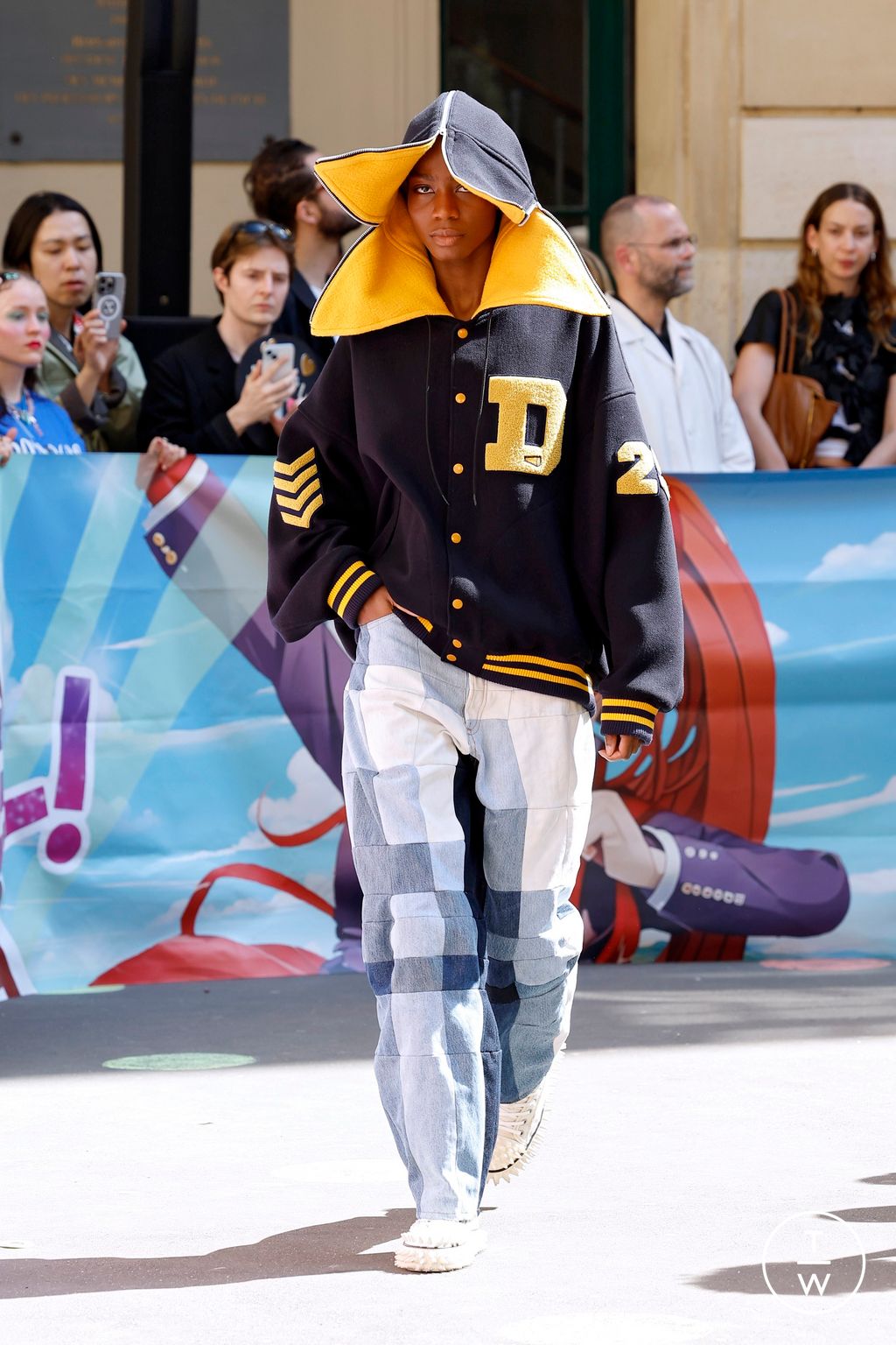 Fashion Week Paris Spring-Summer 2025 look 14 from the Doublet collection menswear