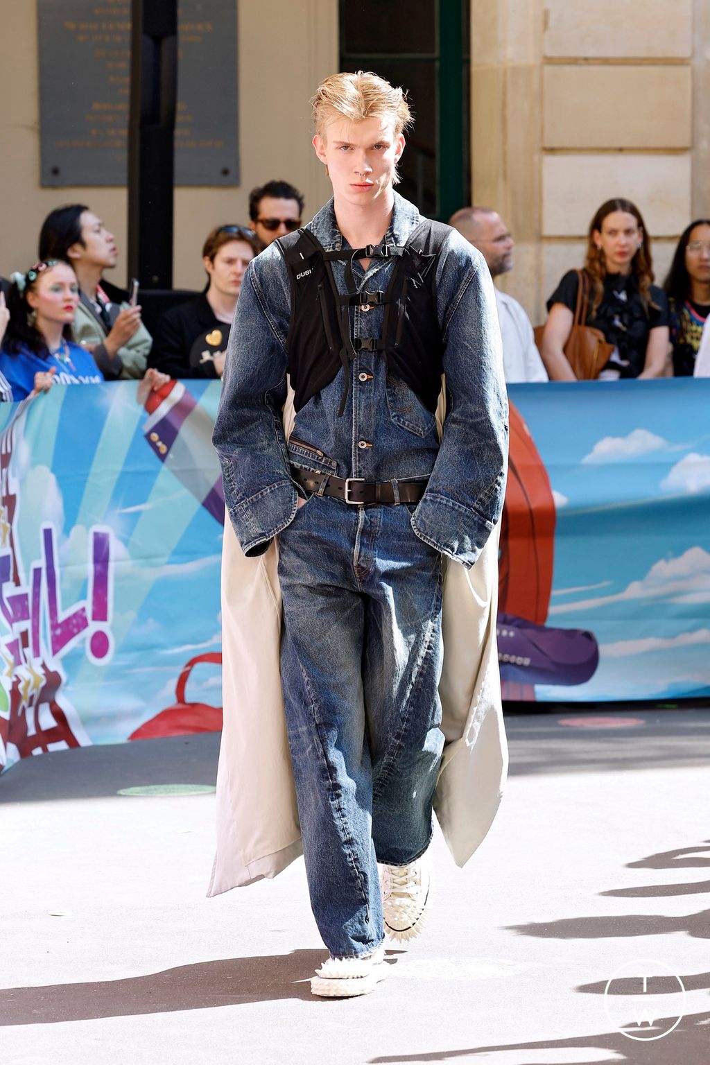 Fashion Week Paris Spring-Summer 2025 look 16 from the Doublet collection menswear