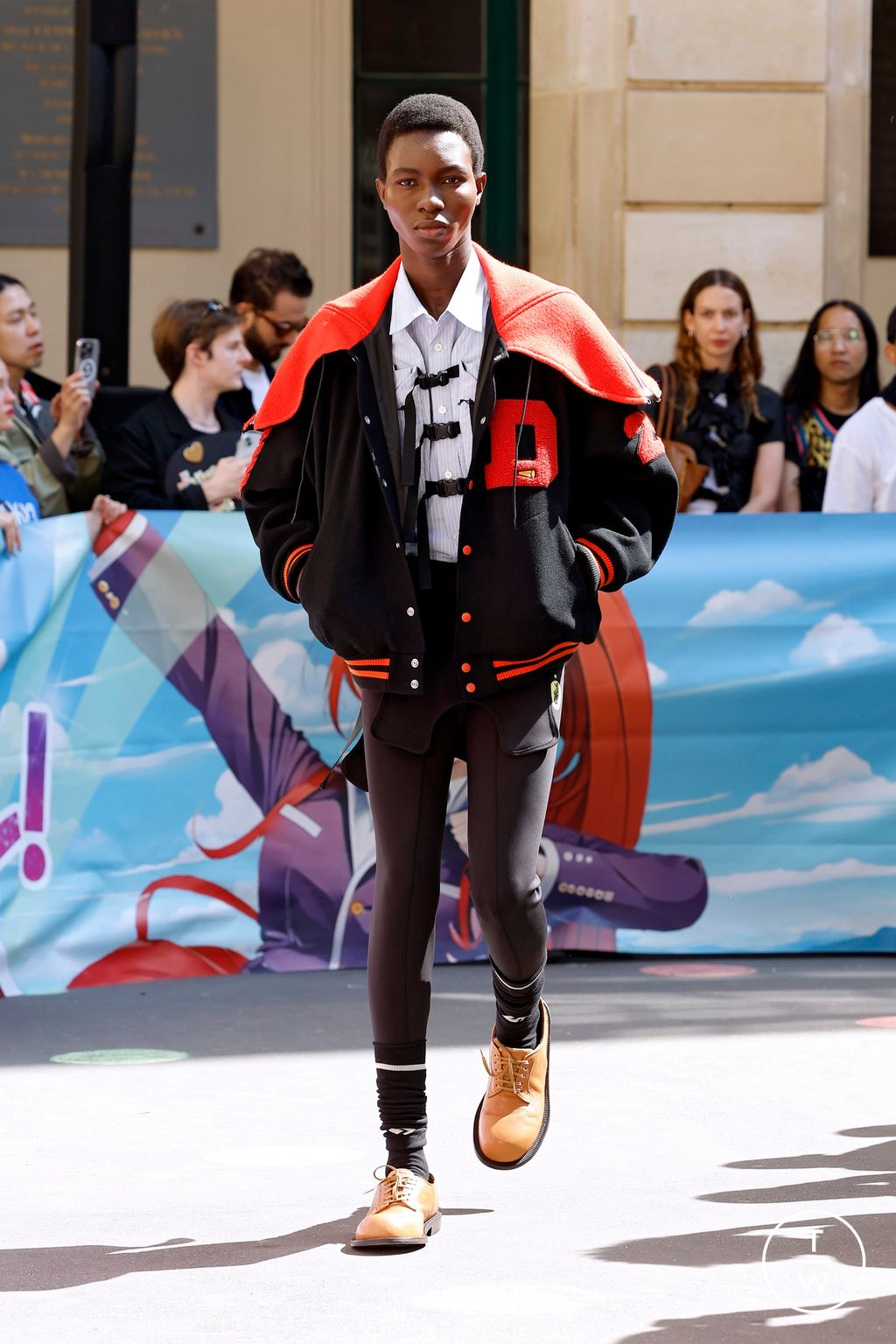 Fashion Week Paris Spring-Summer 2025 look 17 from the Doublet collection menswear