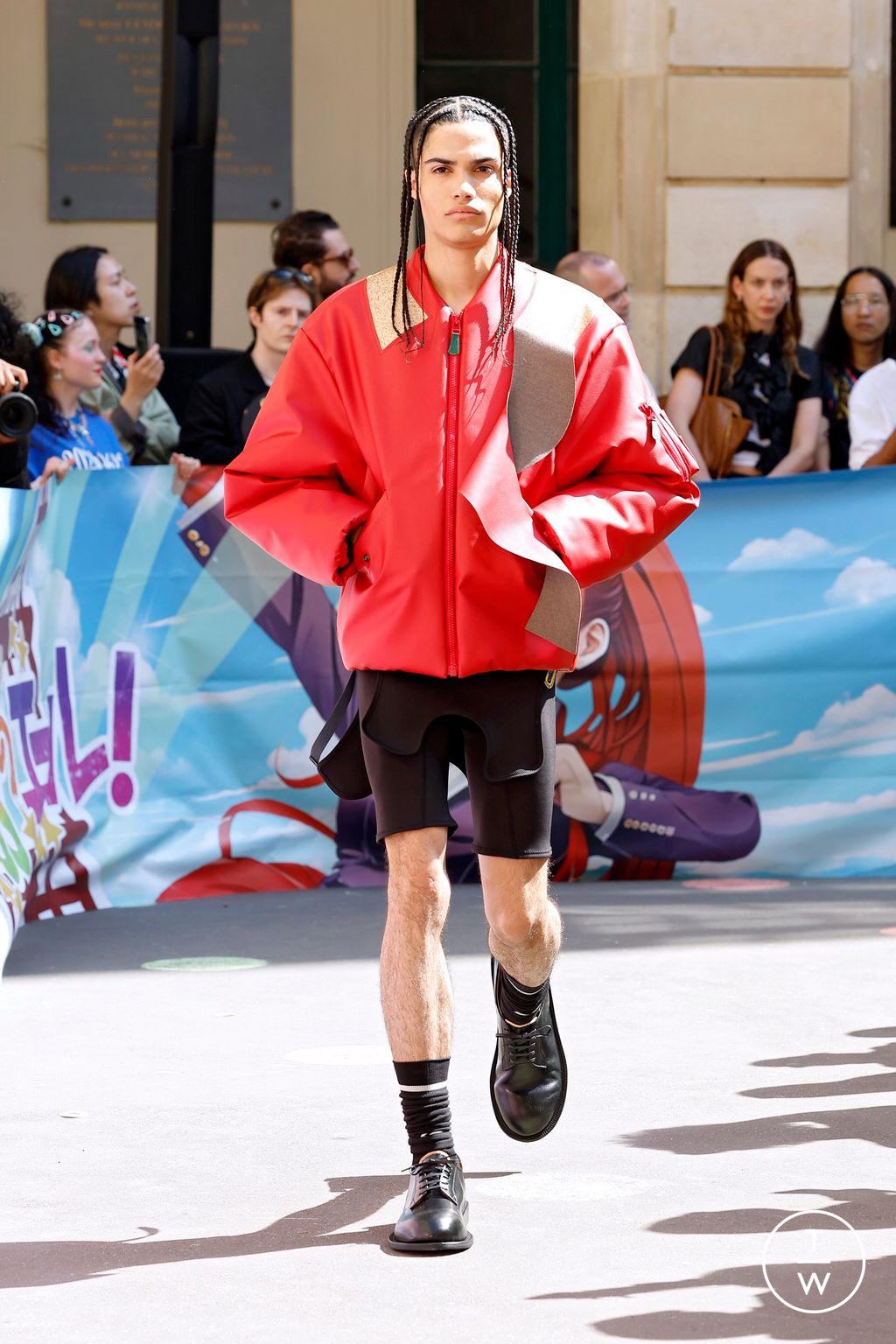 Fashion Week Paris Spring-Summer 2025 look 18 from the Doublet collection menswear