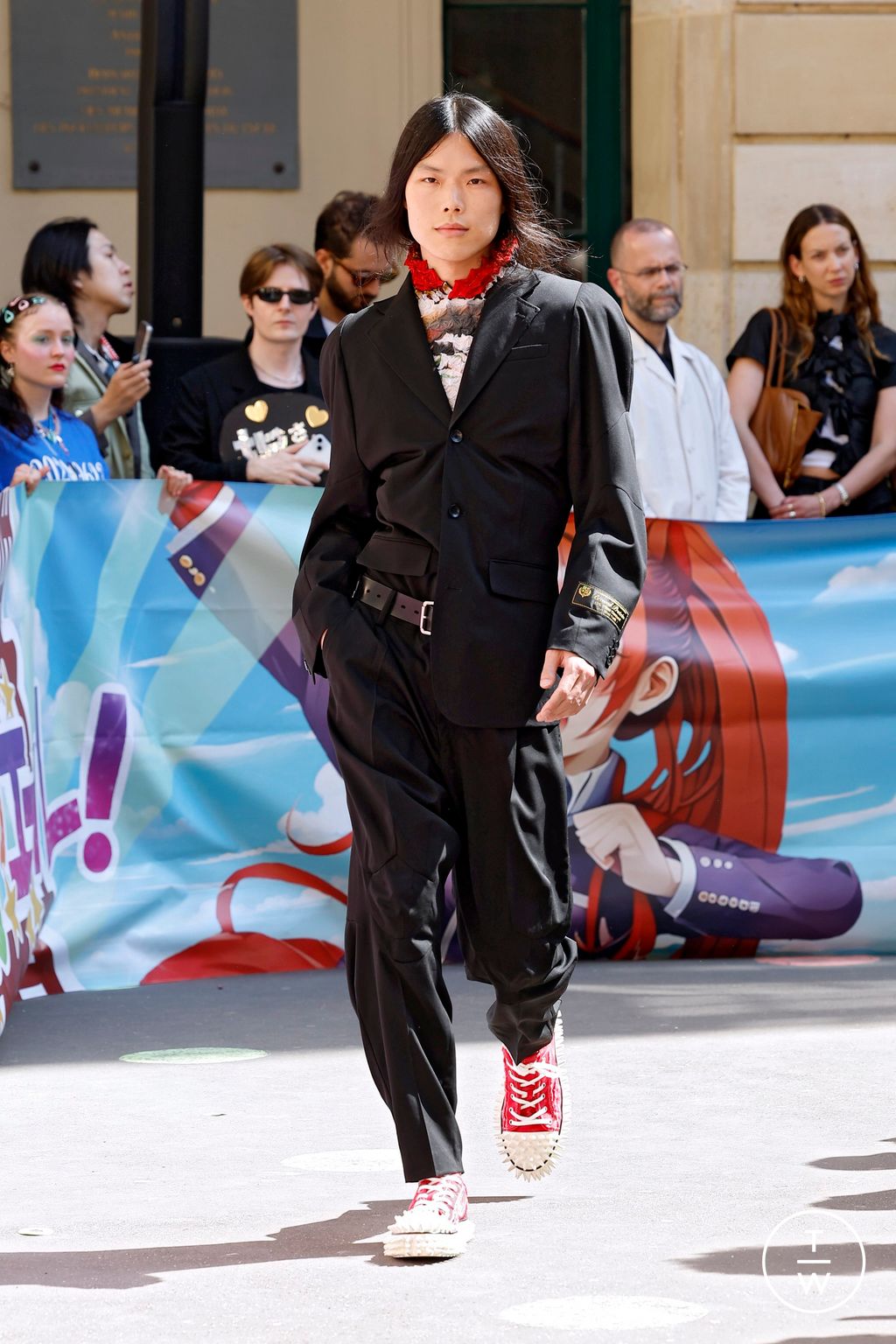 Fashion Week Paris Spring-Summer 2025 look 21 from the Doublet collection menswear