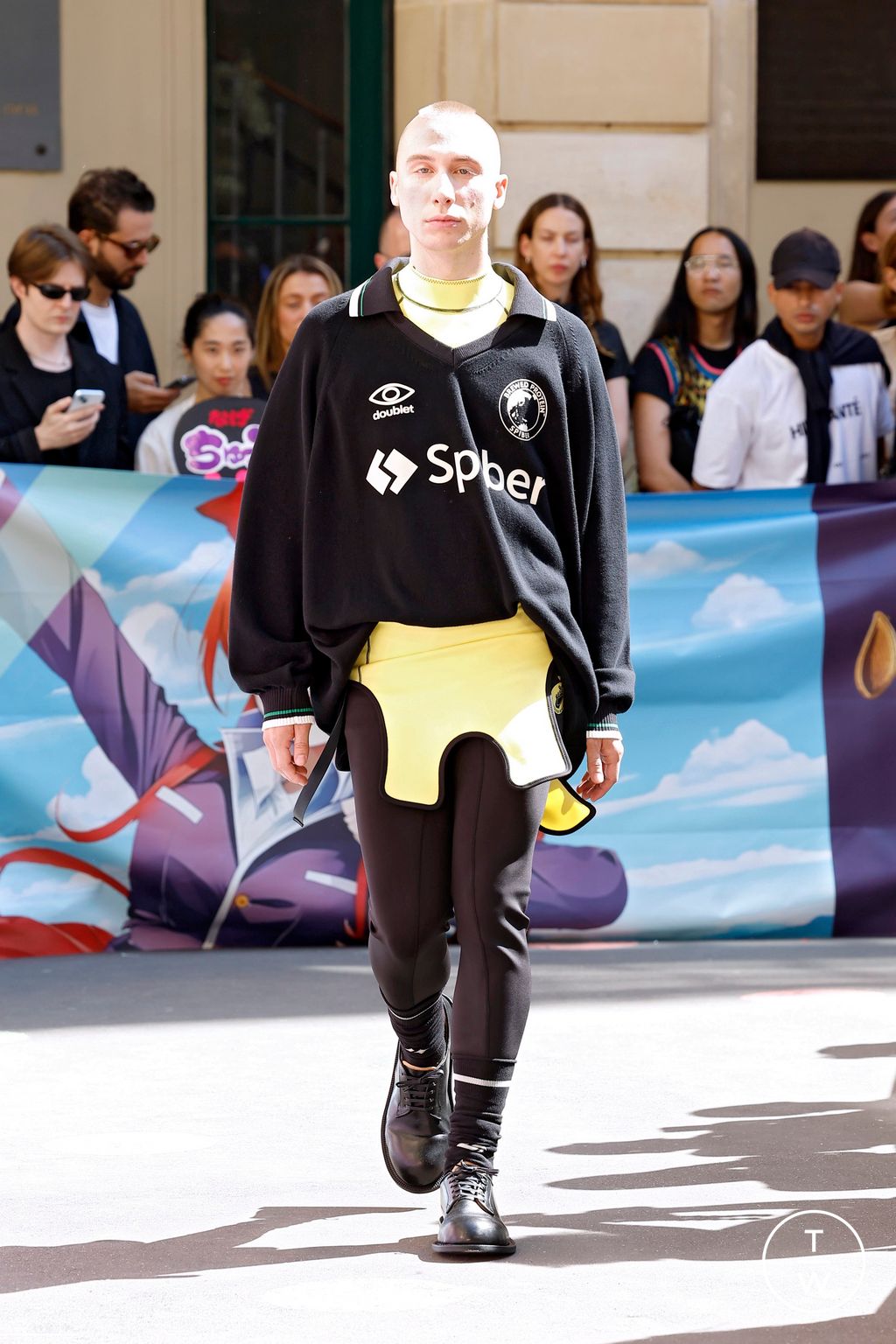 Fashion Week Paris Spring/Summer 2025 look 27 from the Doublet collection menswear