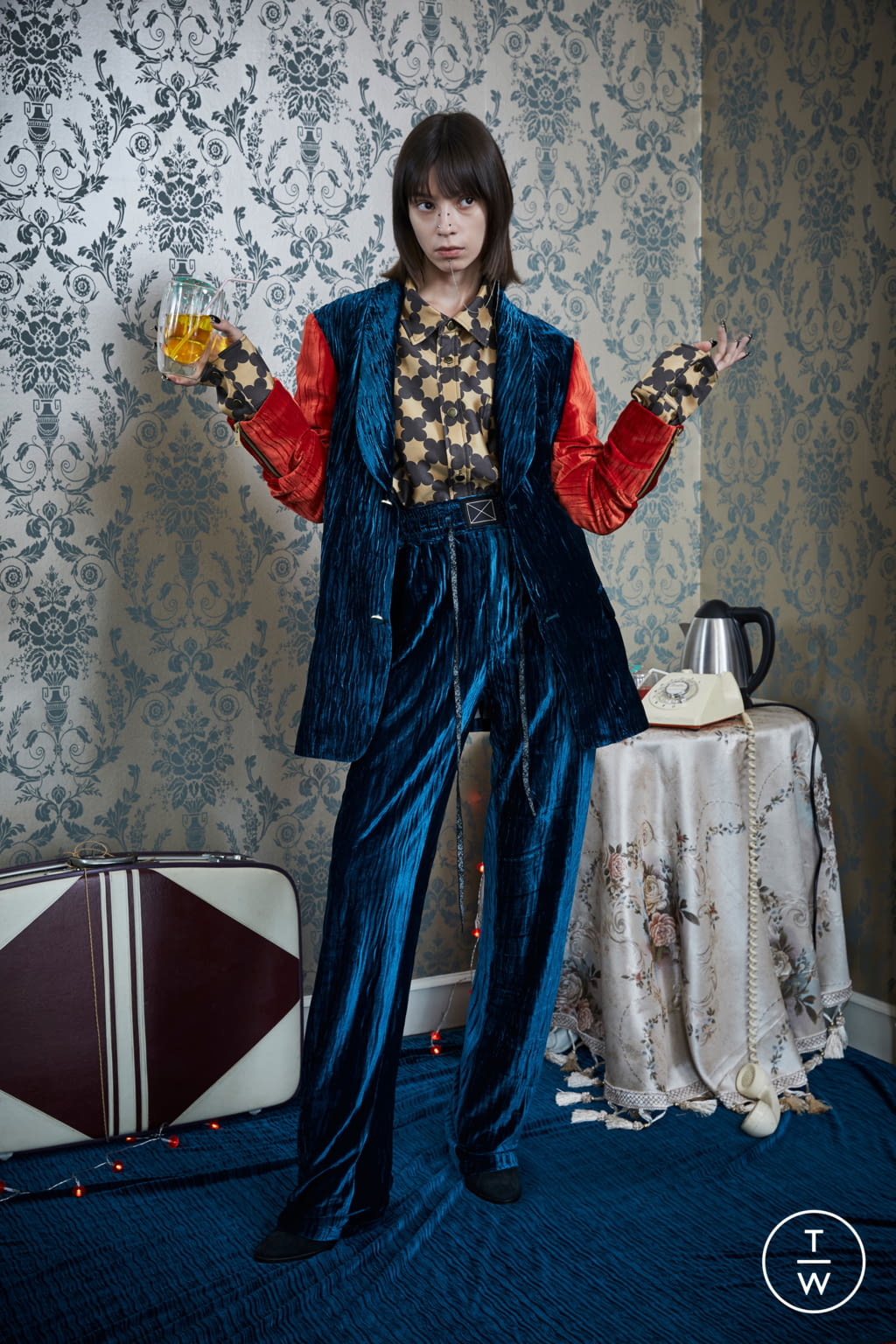 Fashion Week New York Fall/Winter 2021 look 14 from the Dirty Pineapple collection womenswear