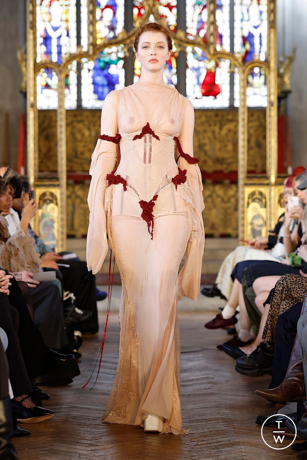 Fashion Week London Spring/Summer 2026 look 43 from the Dreaming Eli collection womenswear