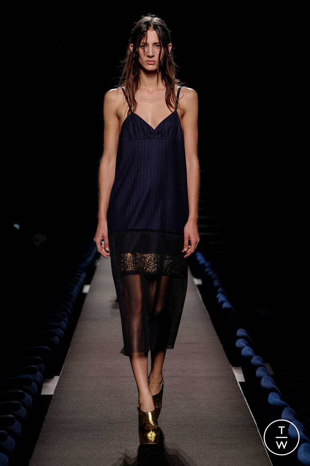 Fashion Week Paris Fall/Winter 2023 look 25 de la collection Dries Van Noten womenswear