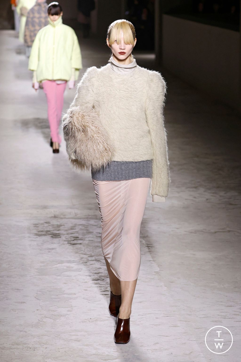 Fashion Week Paris Fall/Winter 2024 look 15 de la collection Dries Van Noten womenswear