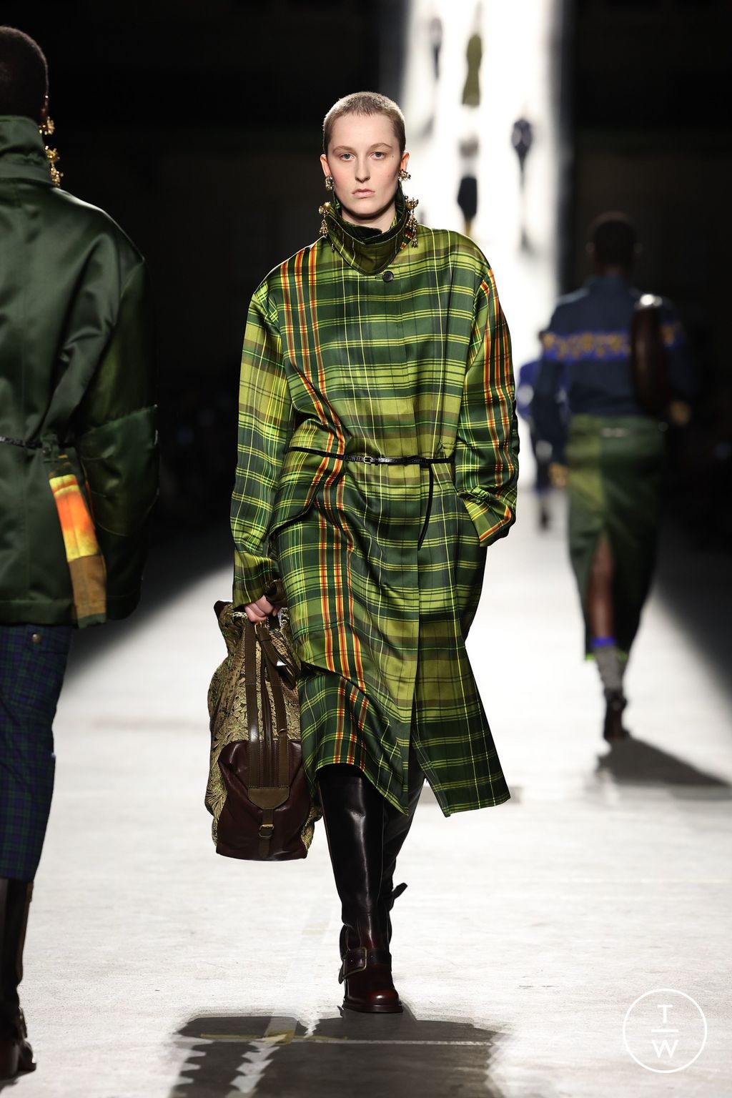 Fashion Week Paris Fall/Winter 2026 look 10 de la collection Dries Van Noten womenswear