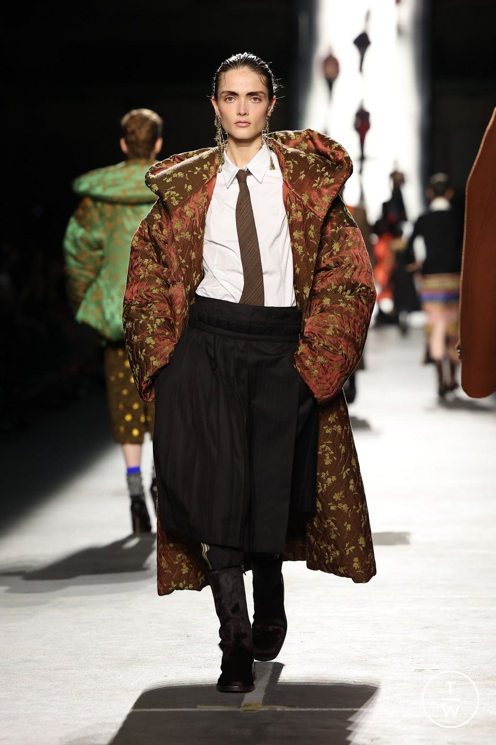 Fashion Week Paris Fall/Winter 2026 look 41 from the Dries Van Noten collection womenswear